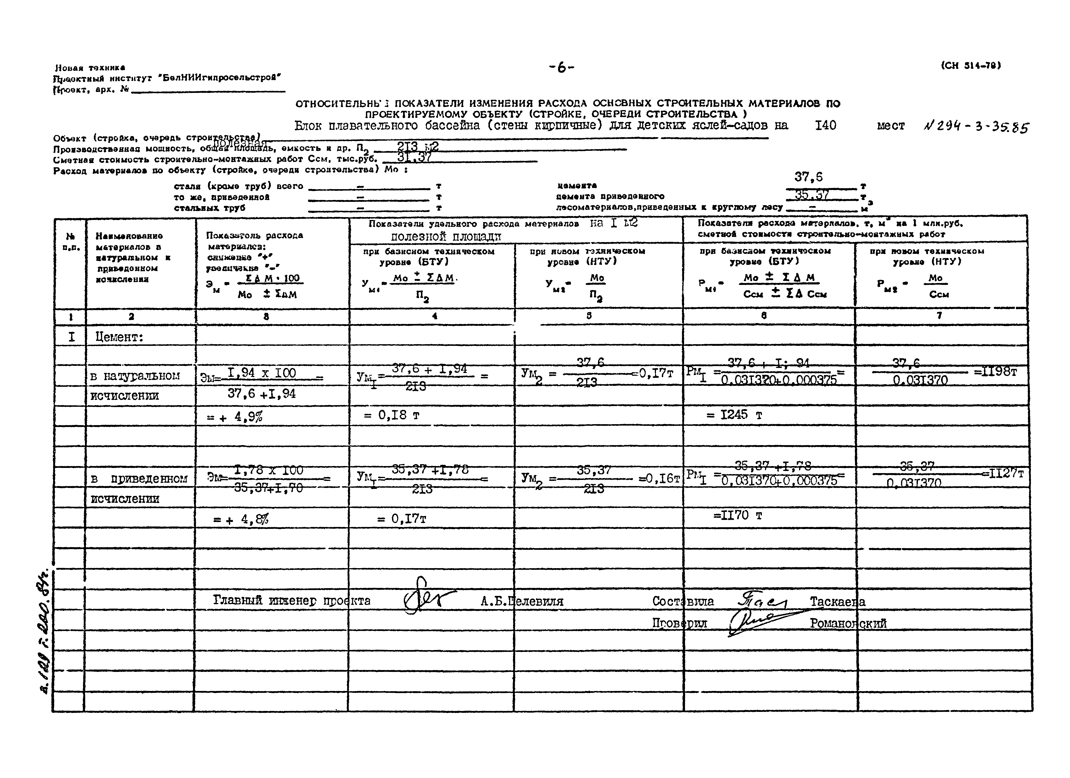 Типовой проект 294-3-35.85