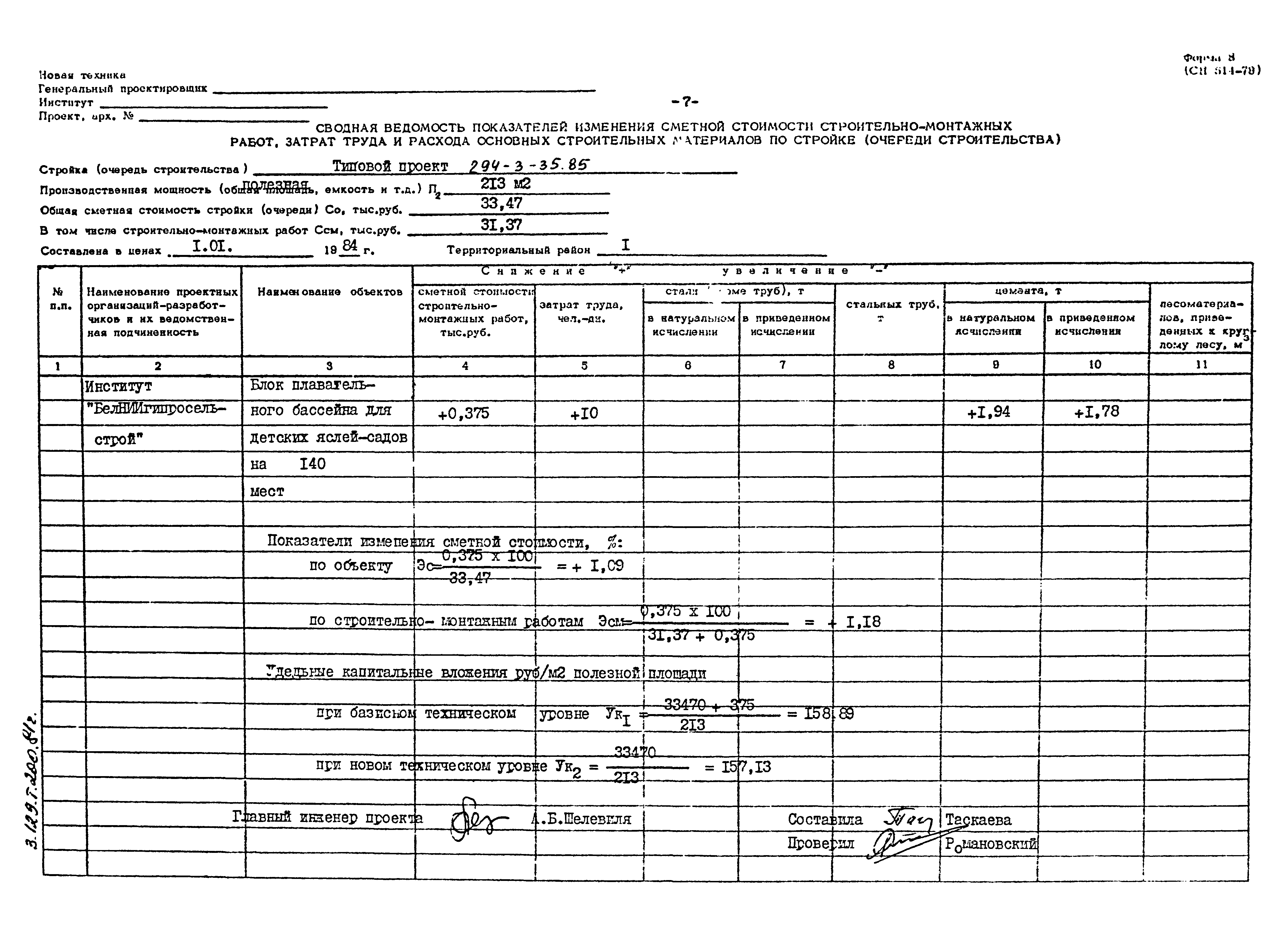 Типовой проект 294-3-35.85