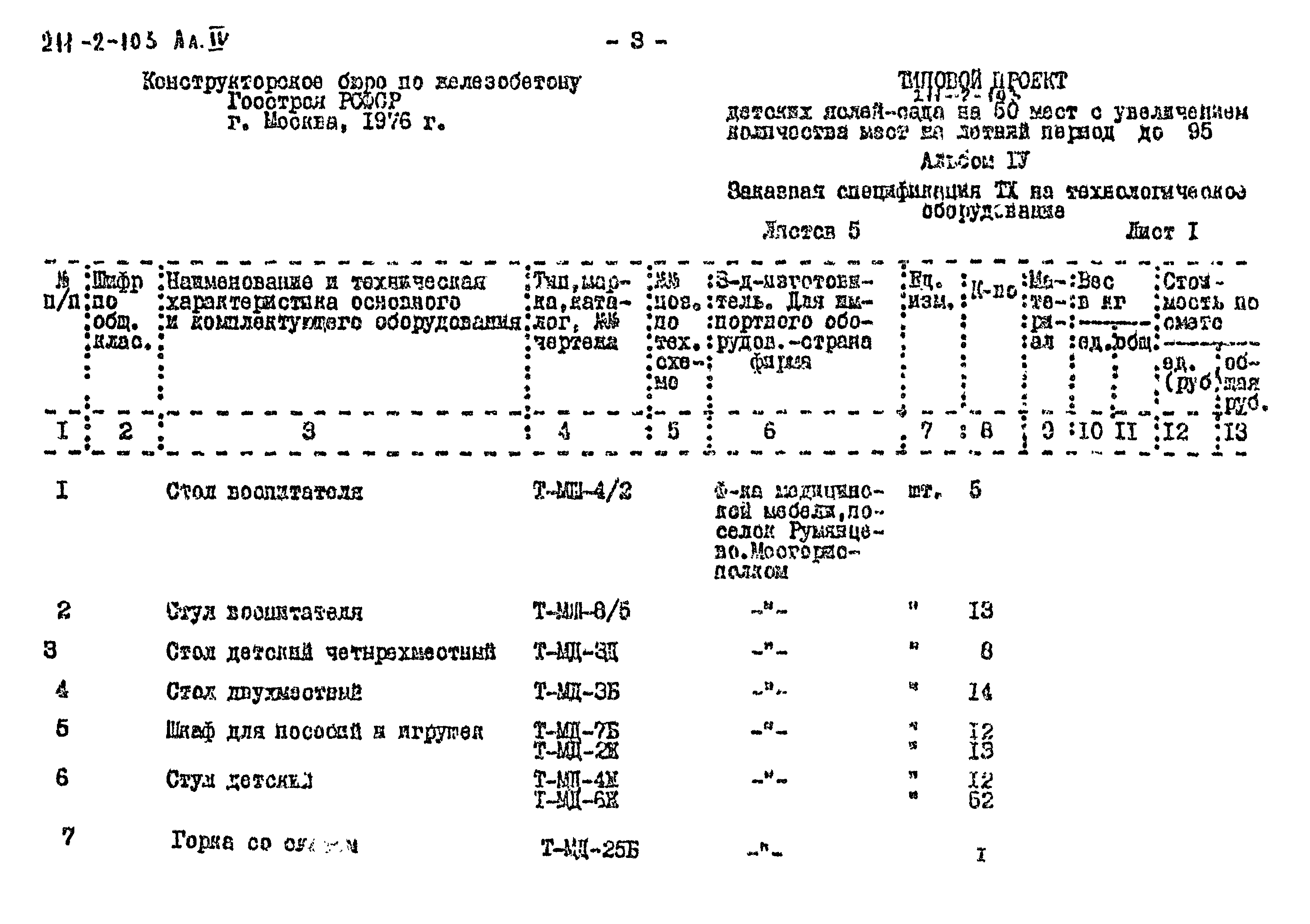 Типовой проект 211-2-103