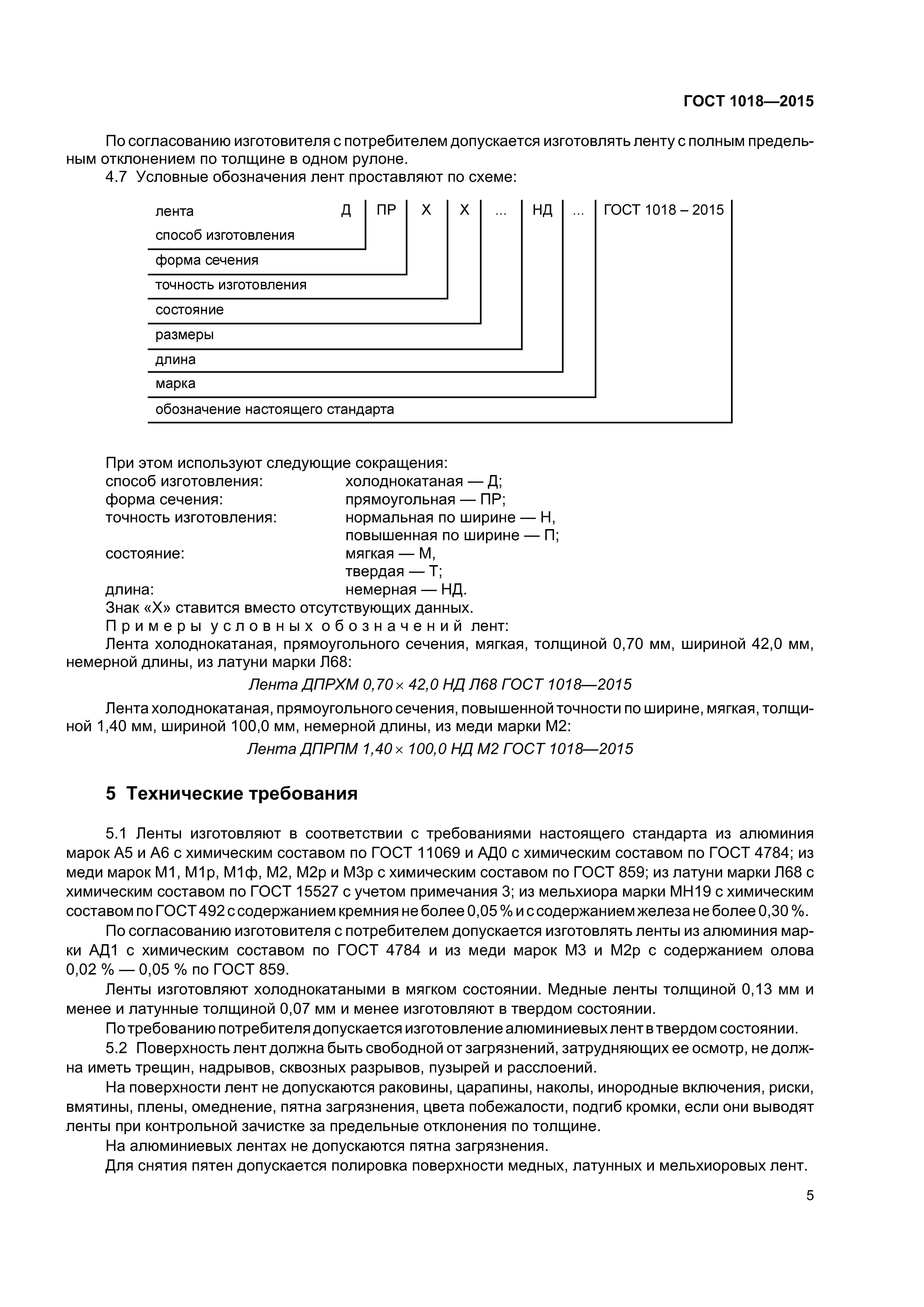 ГОСТ 1018-2015