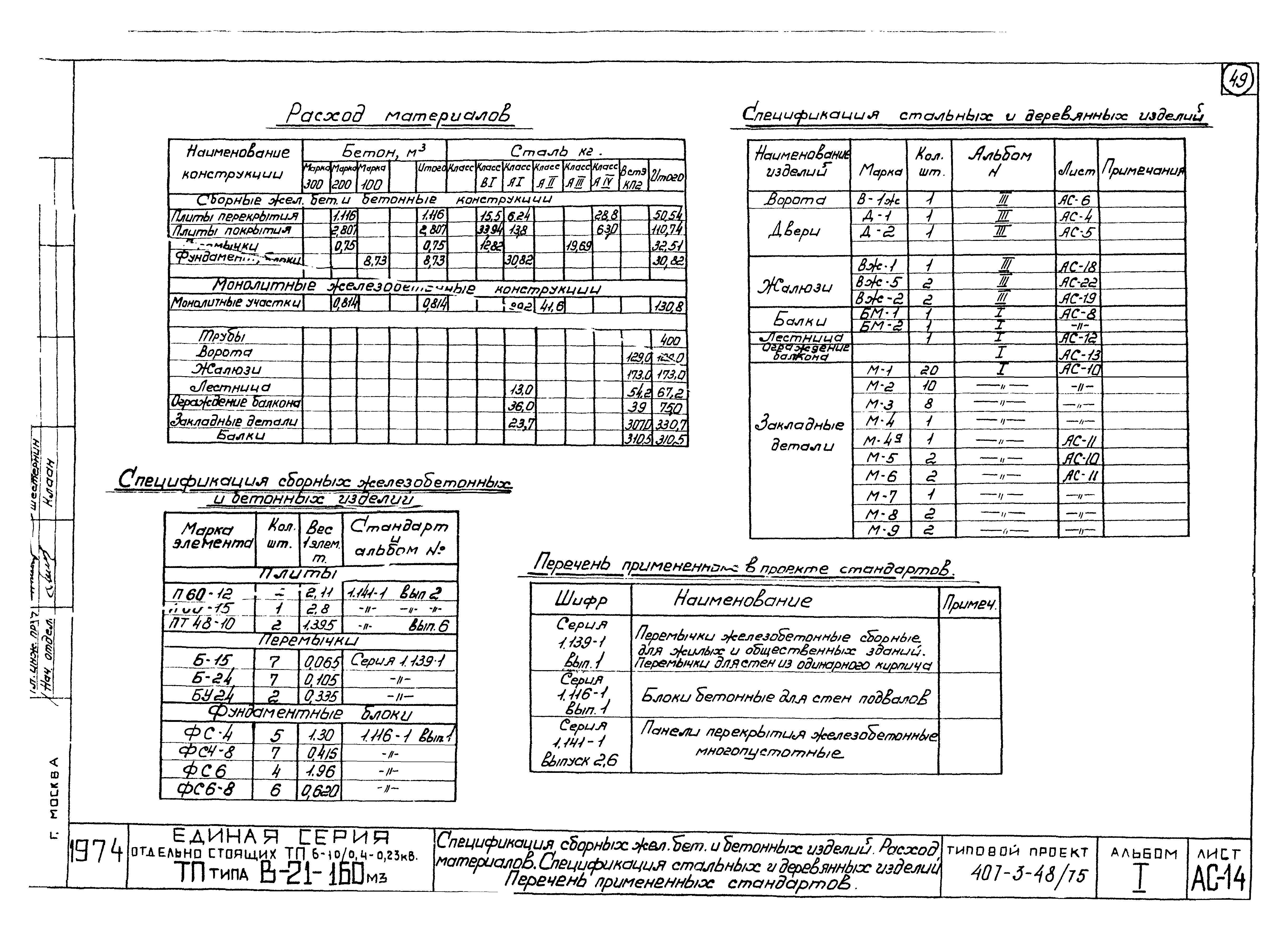 Типовой проект 407-3-48/75