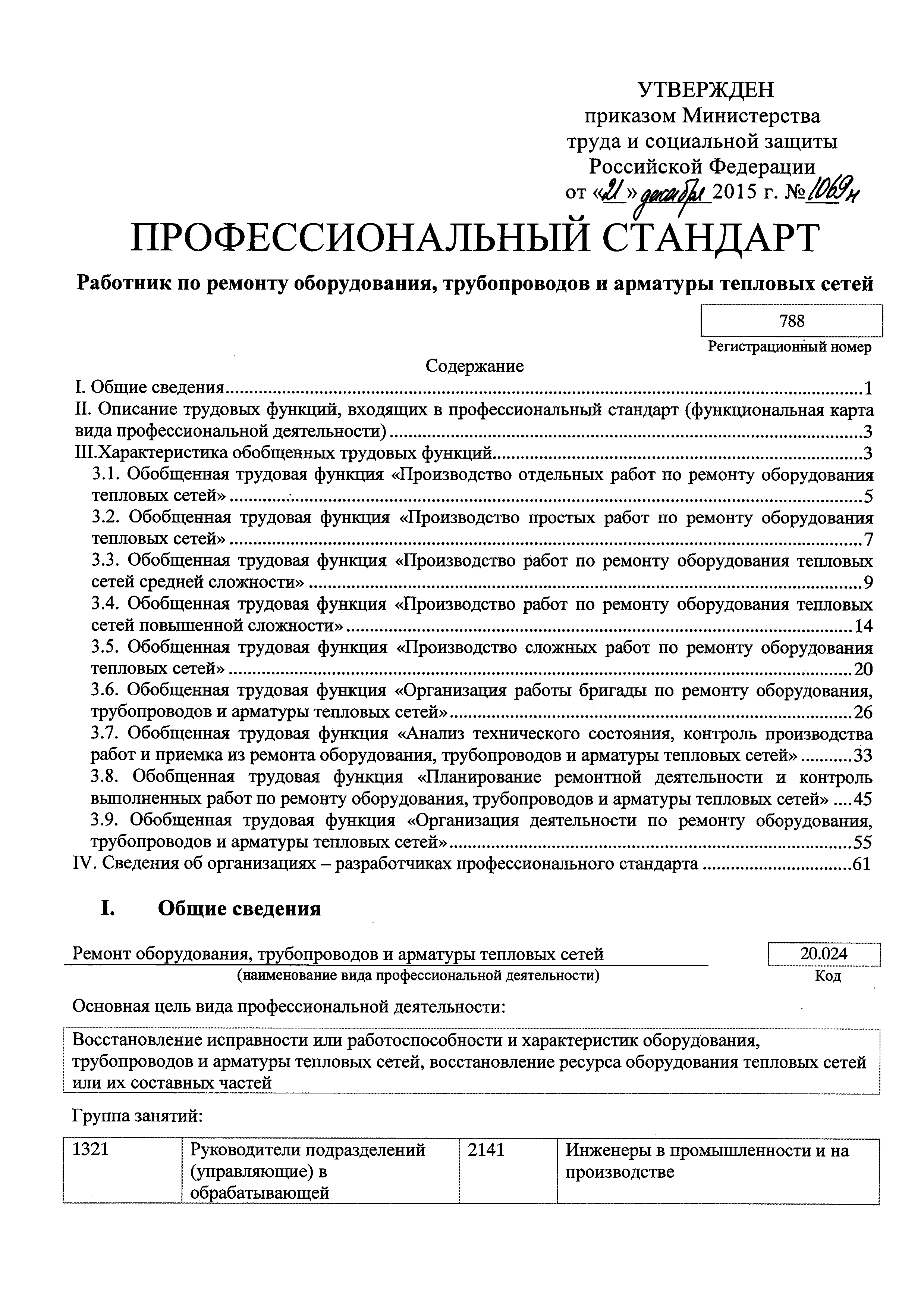 Приказ 1069н