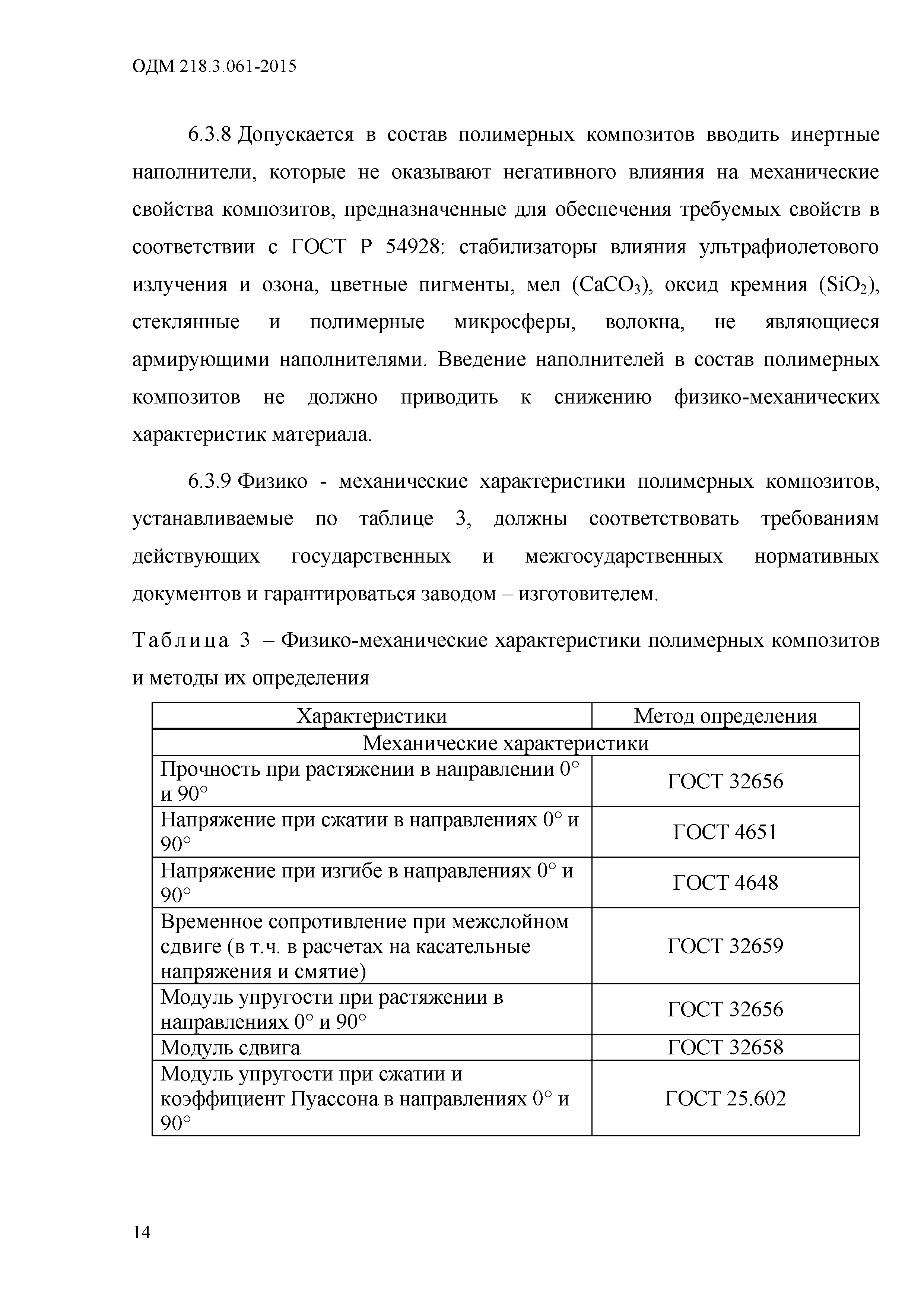 ОДМ 218.3.061-2015