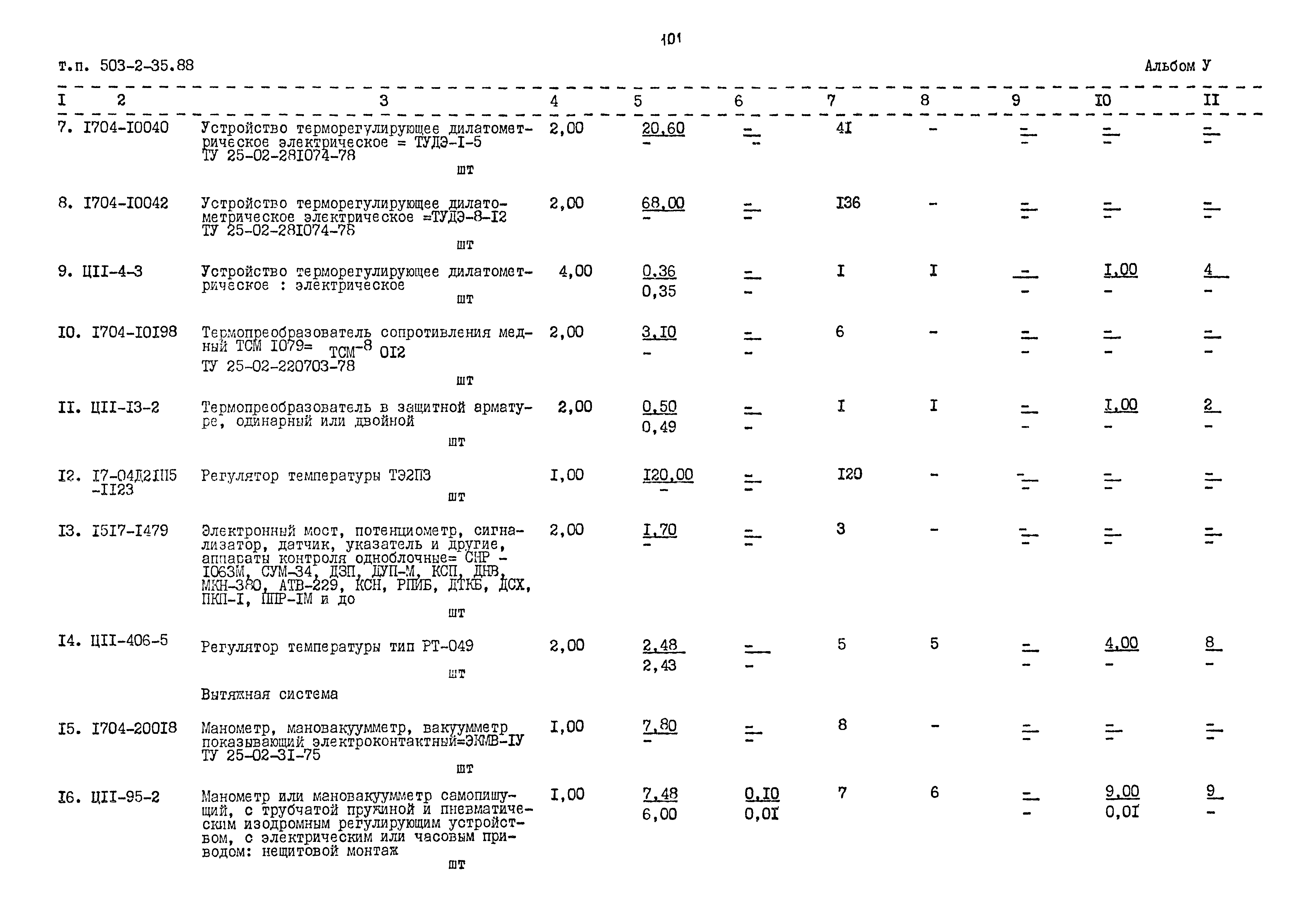 Типовой проект 503-2-35.88