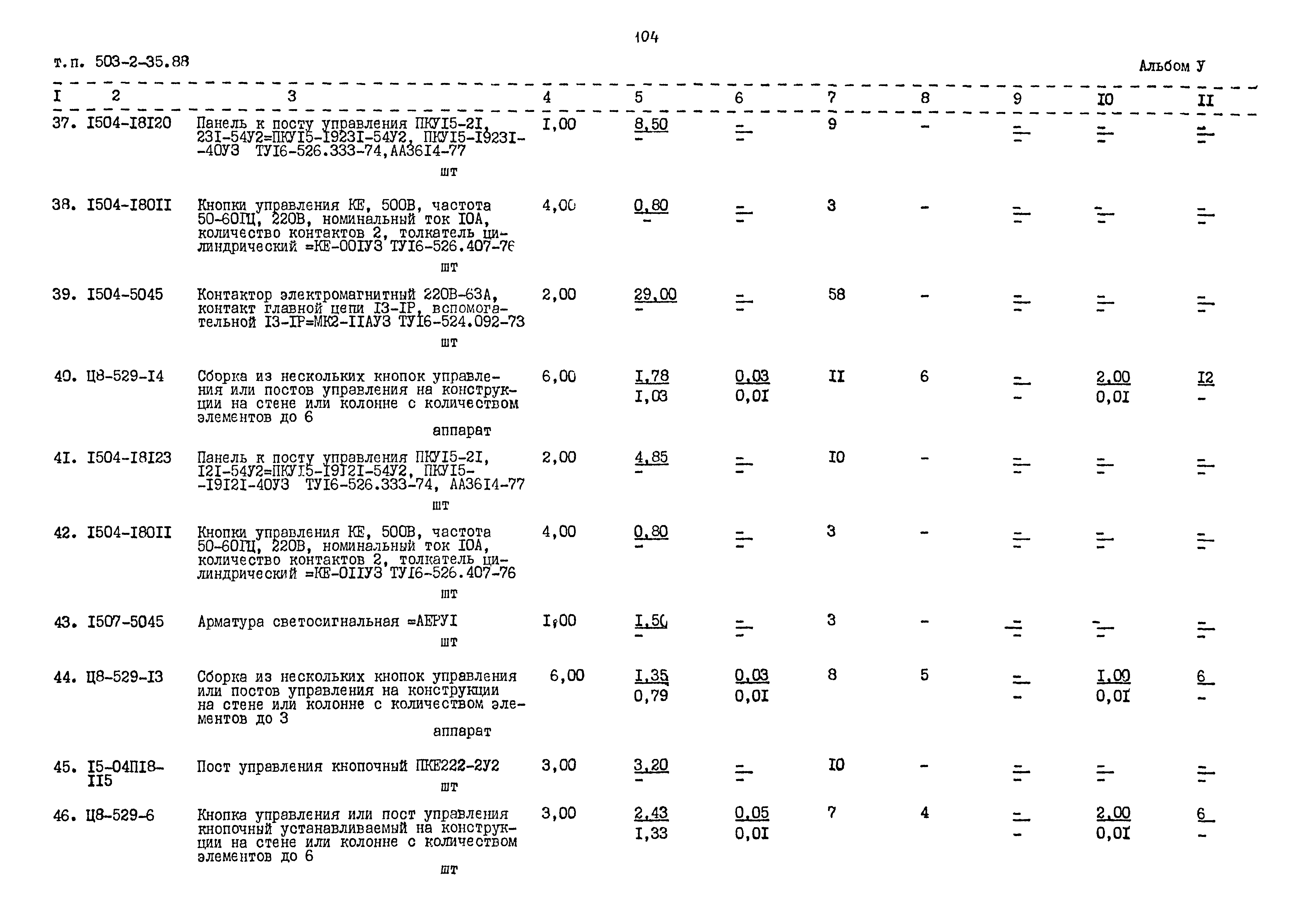 Типовой проект 503-2-35.88