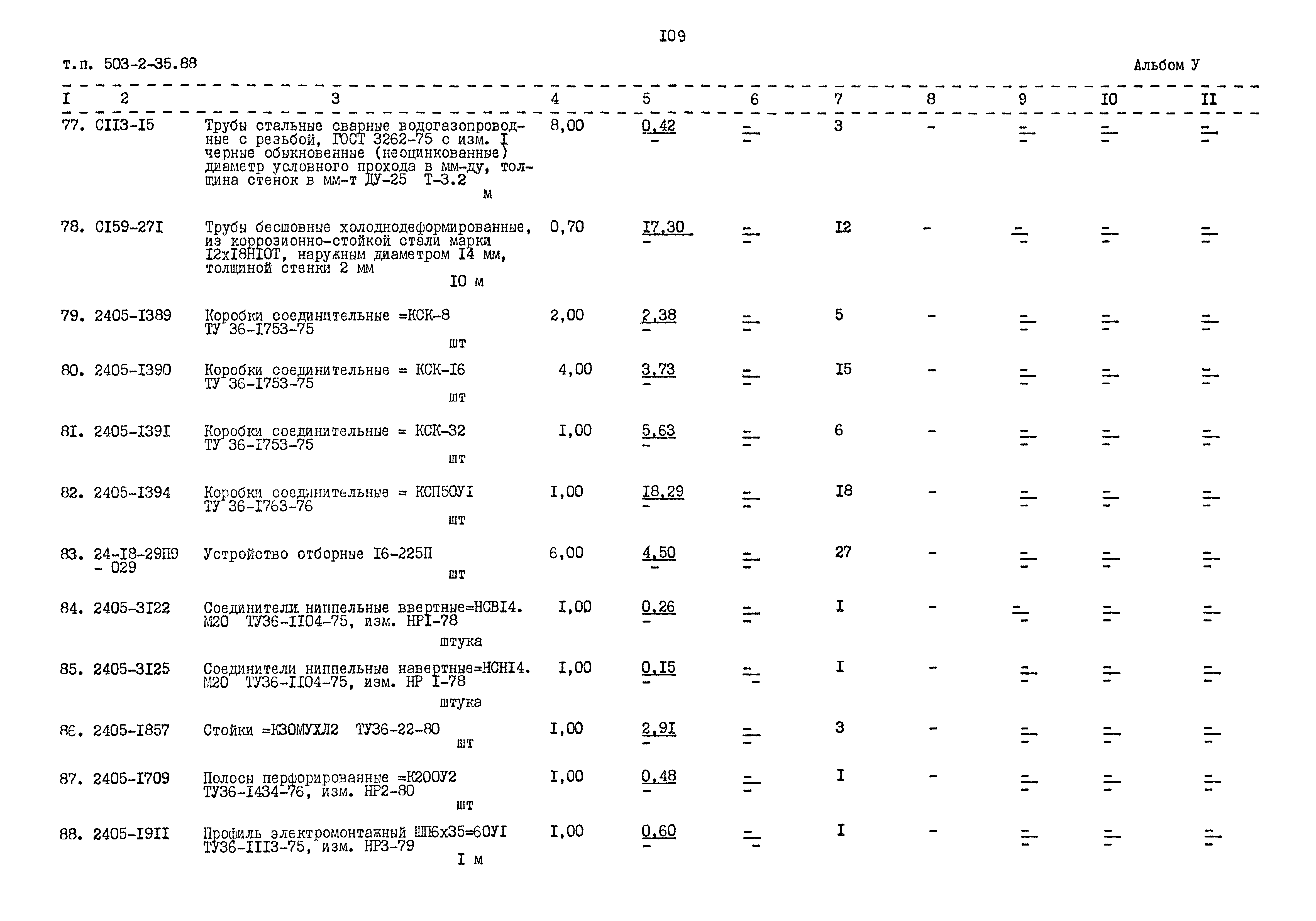 Типовой проект 503-2-35.88