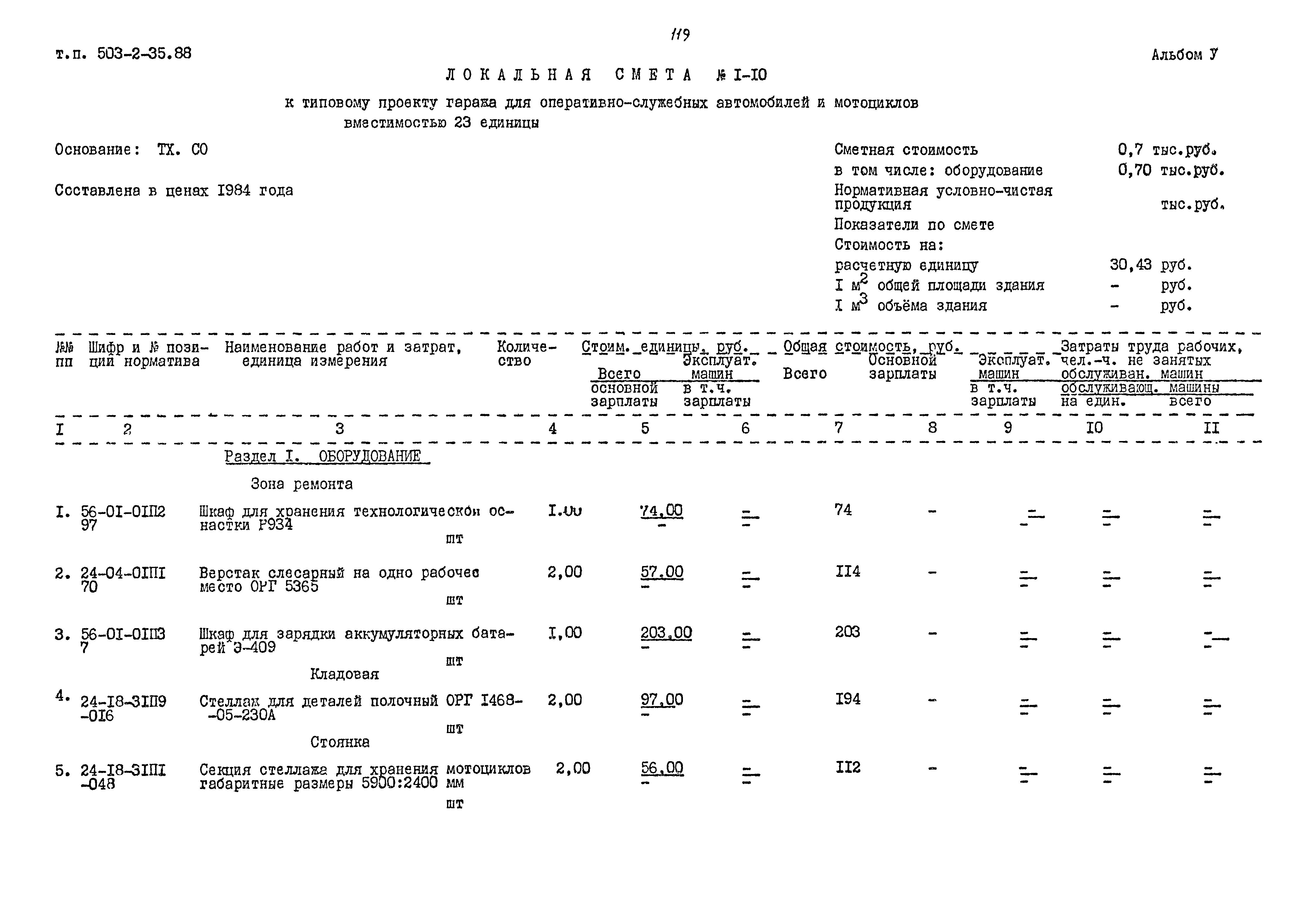 Типовой проект 503-2-35.88