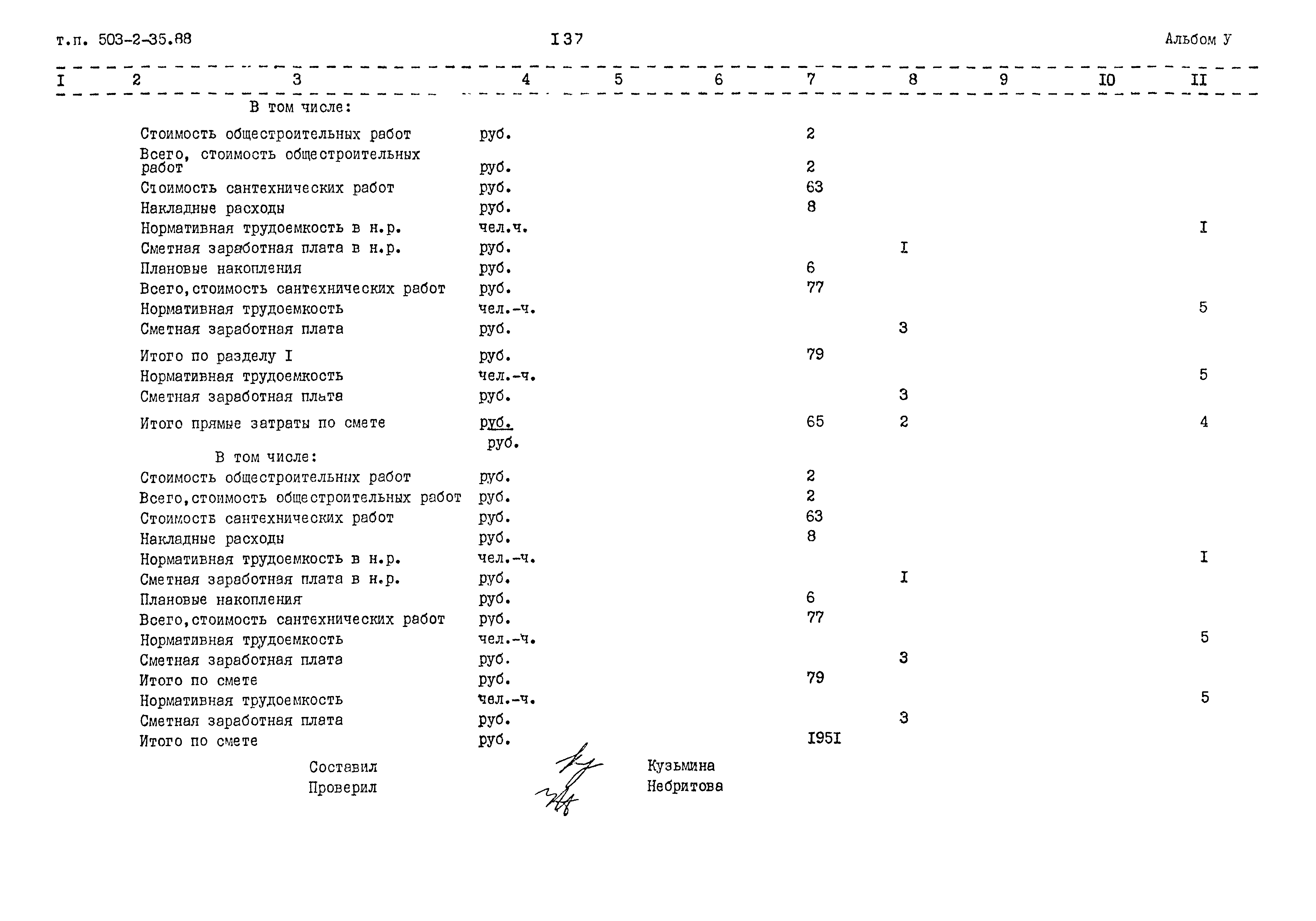 Типовой проект 503-2-35.88