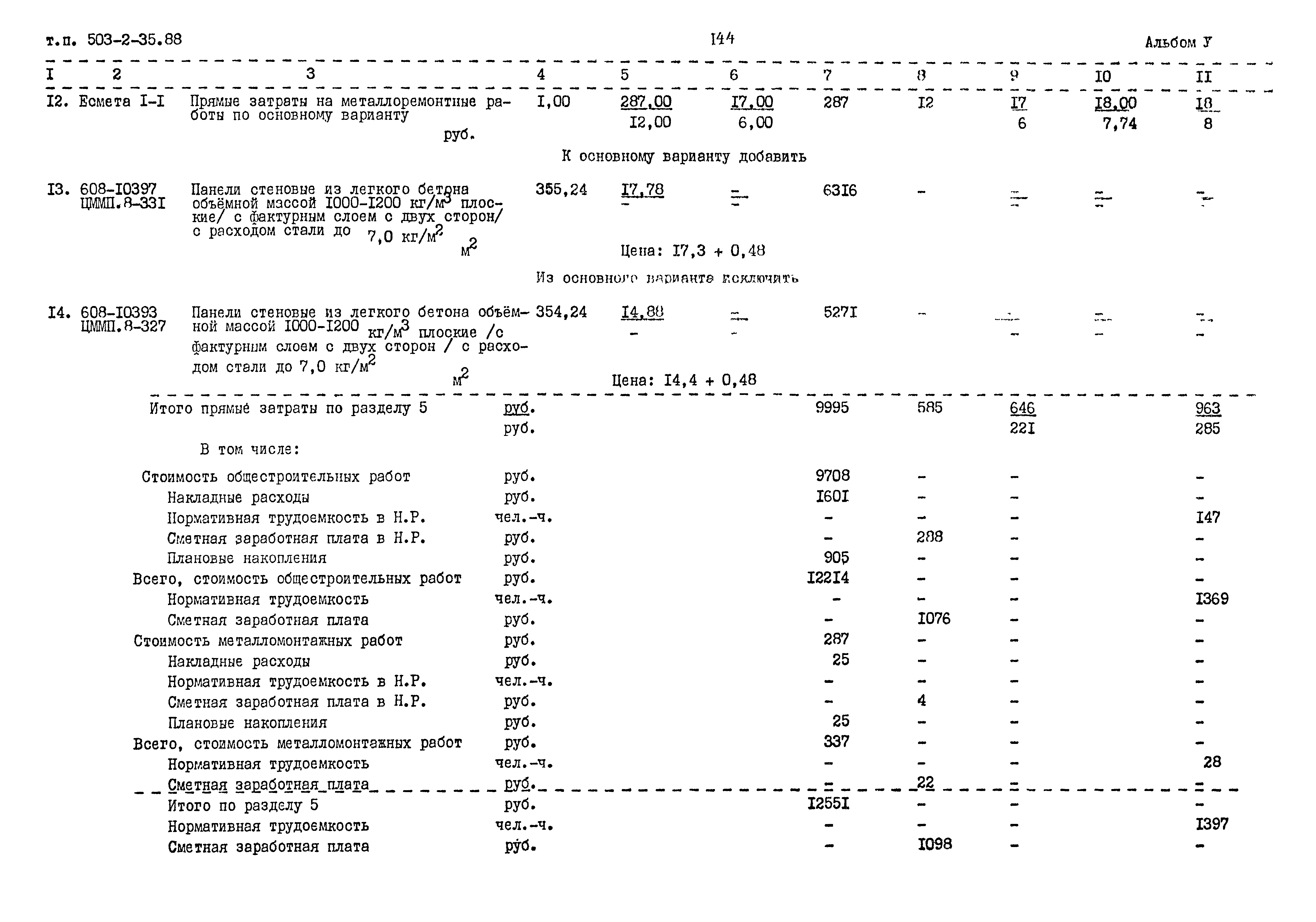 Типовой проект 503-2-35.88