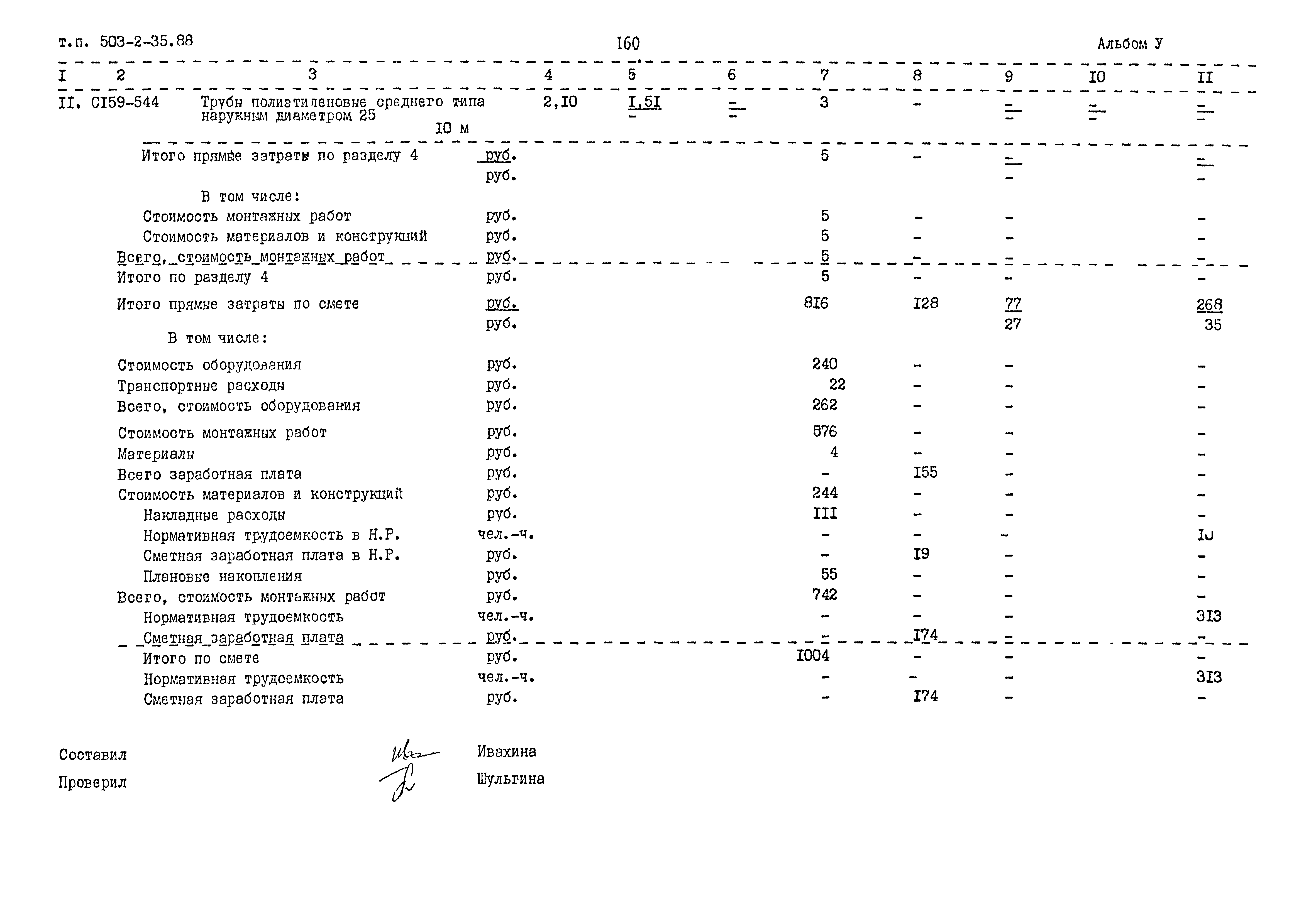 Типовой проект 503-2-35.88