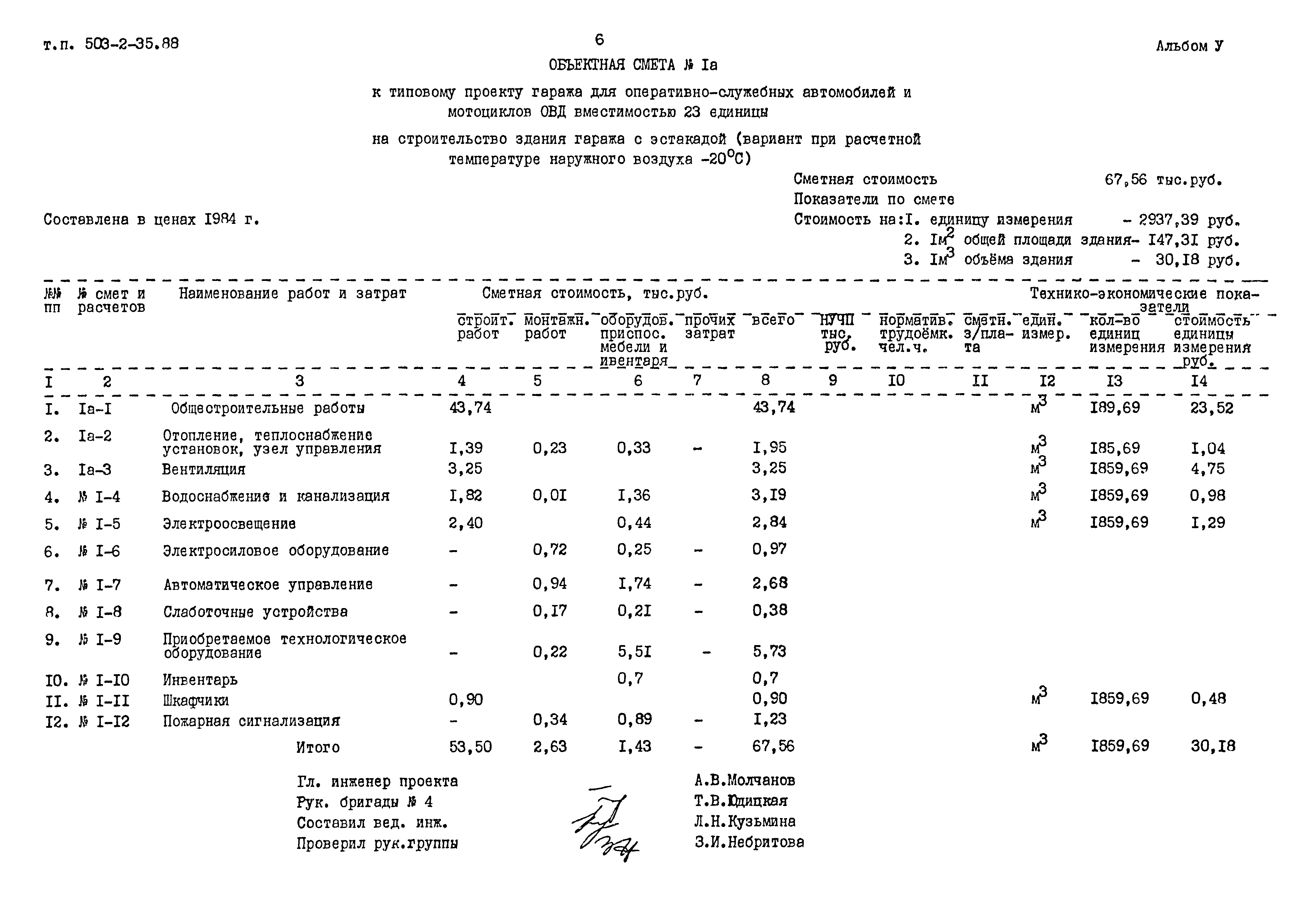 Типовой проект 503-2-35.88