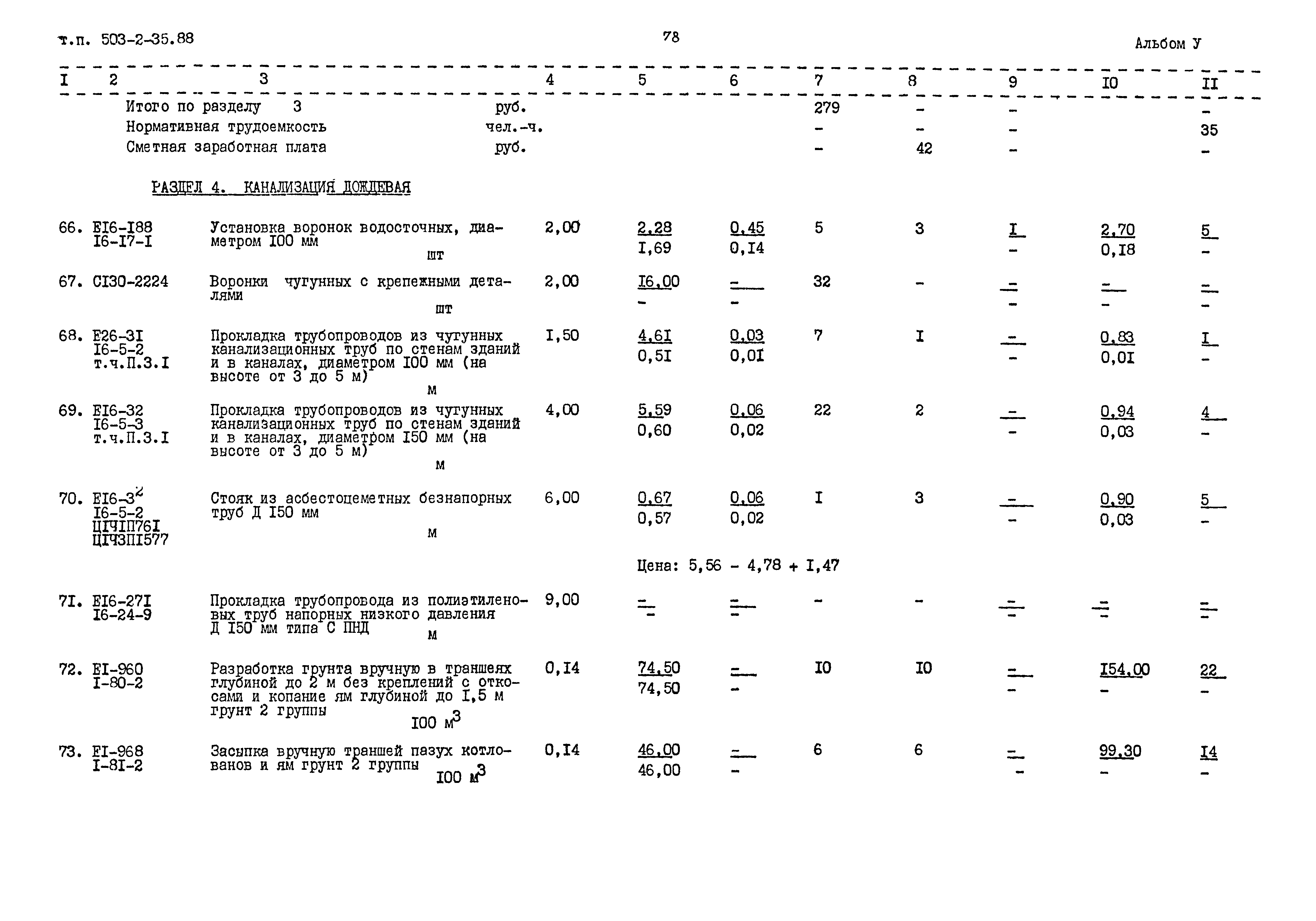 Типовой проект 503-2-35.88