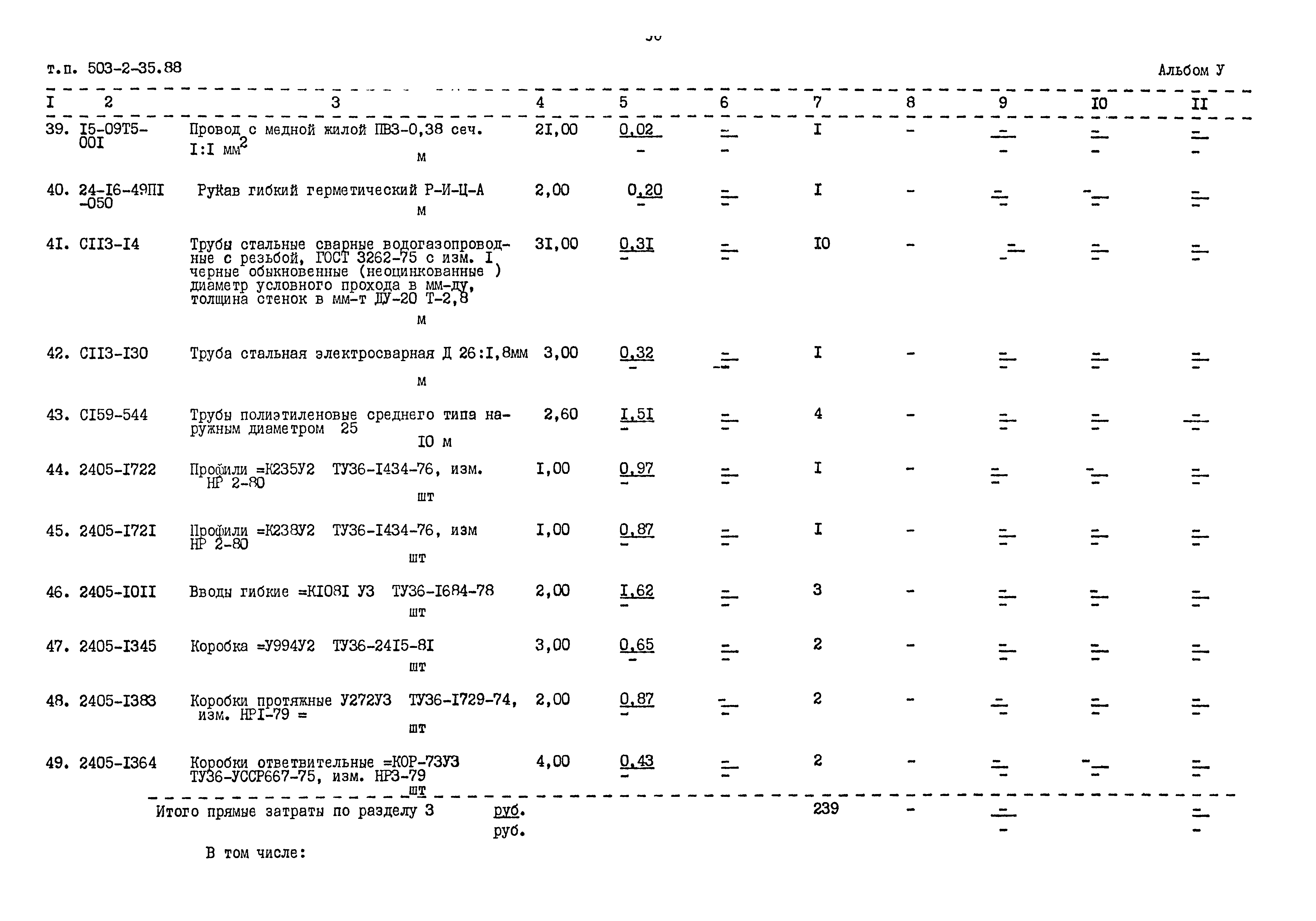 Типовой проект 503-2-35.88