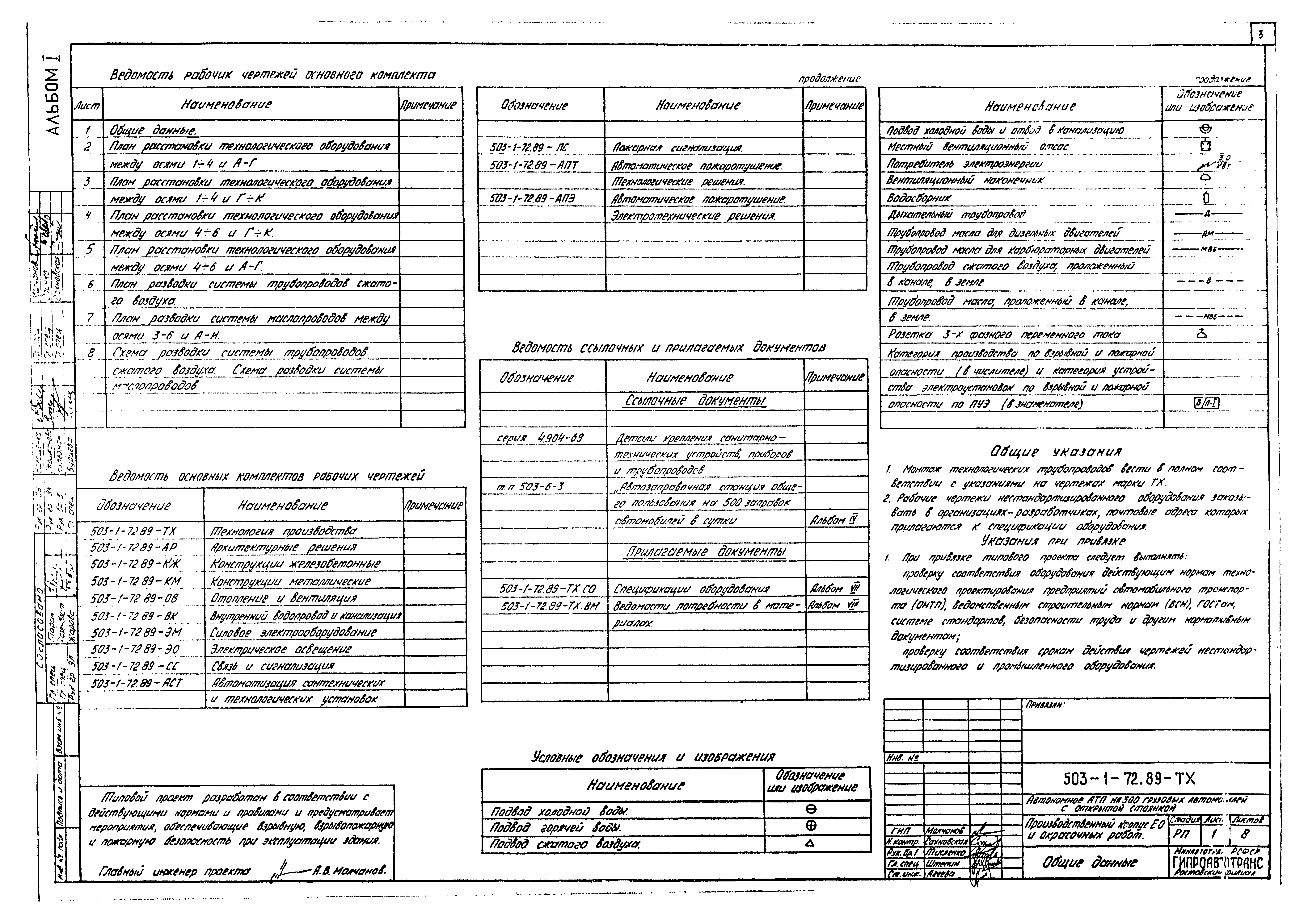Типовой проект 503-1-72.89