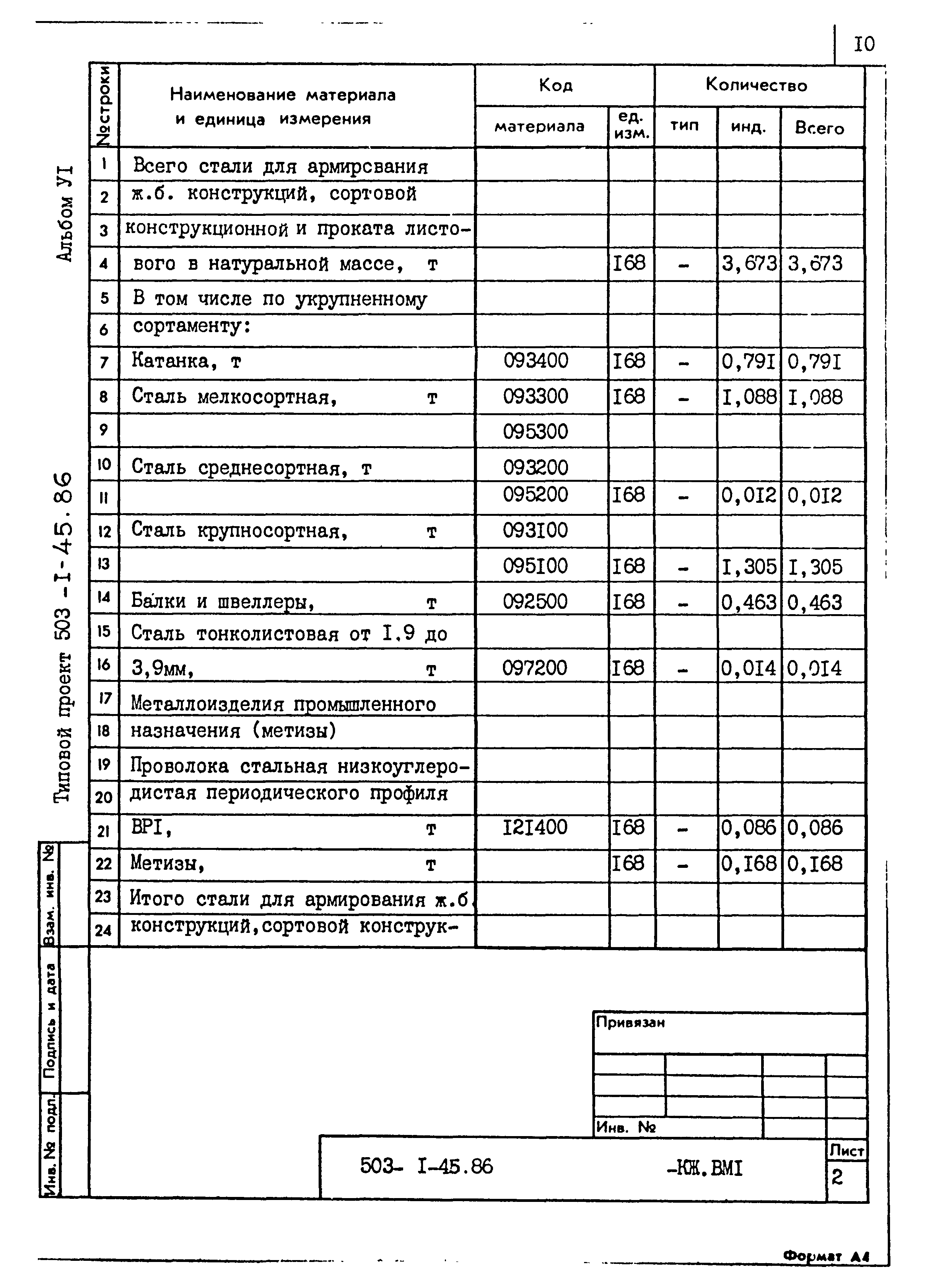 Типовой проект 503-1-45.86