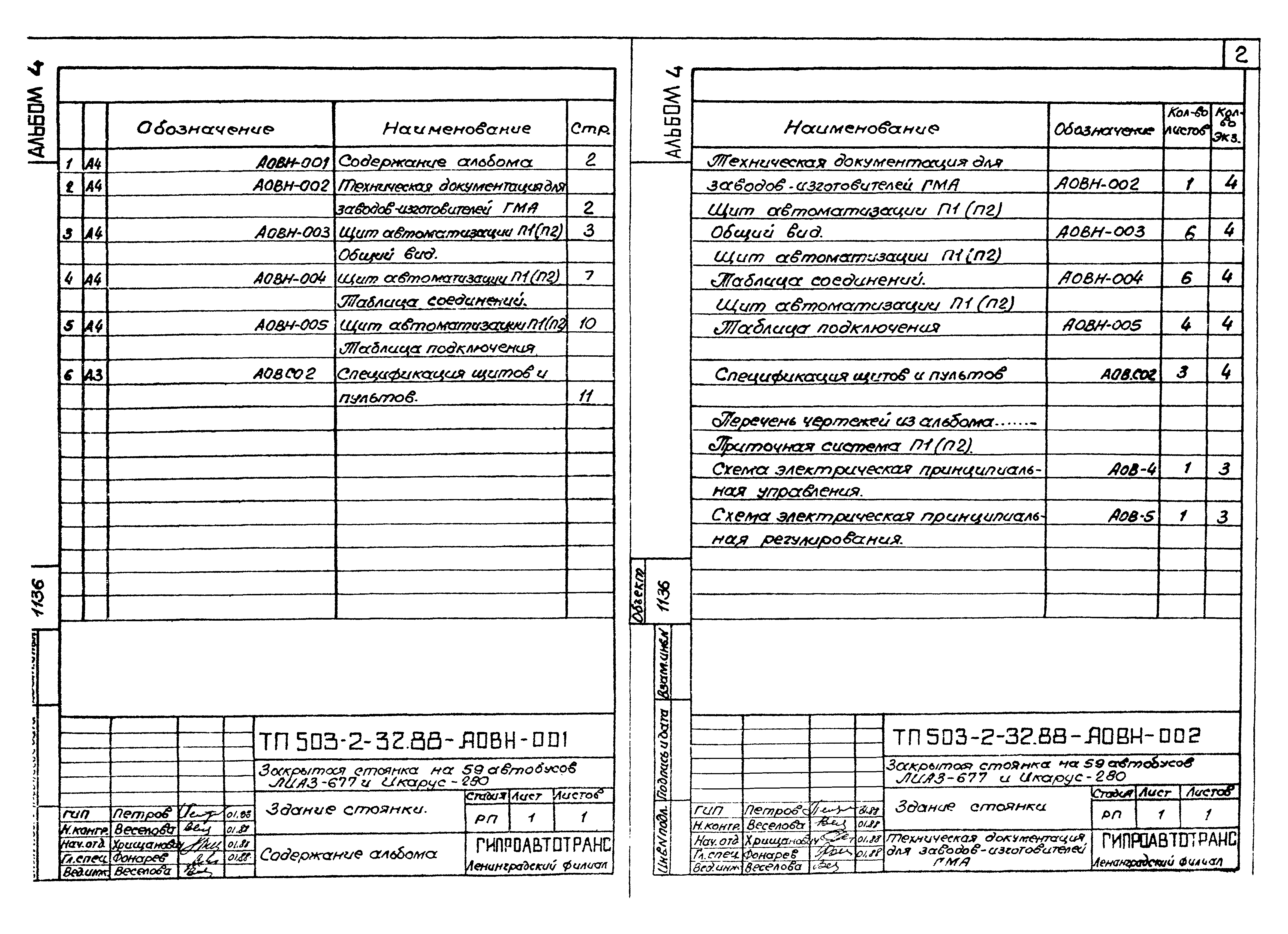 Типовой проект 503-2-32.88