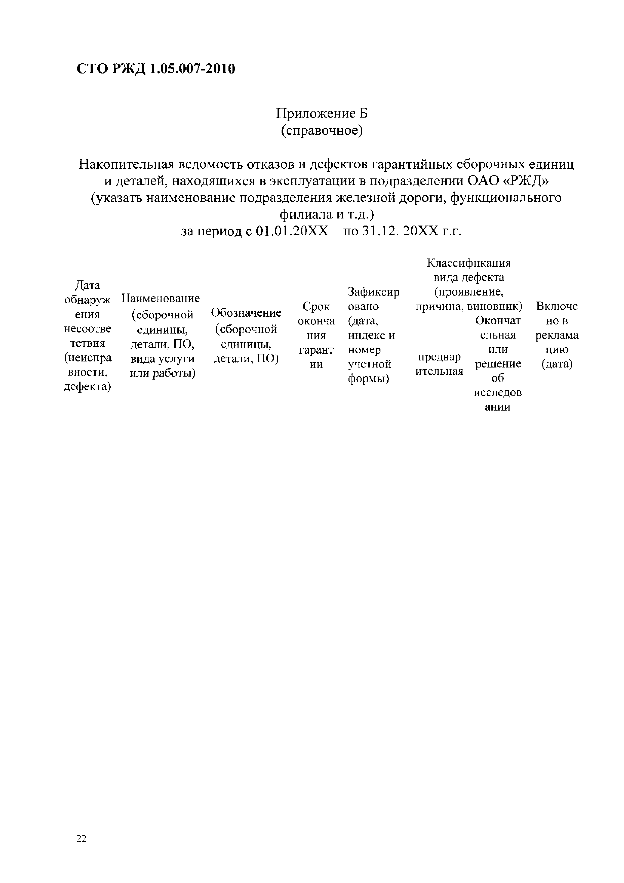СТО РЖД 1.05.007-2010