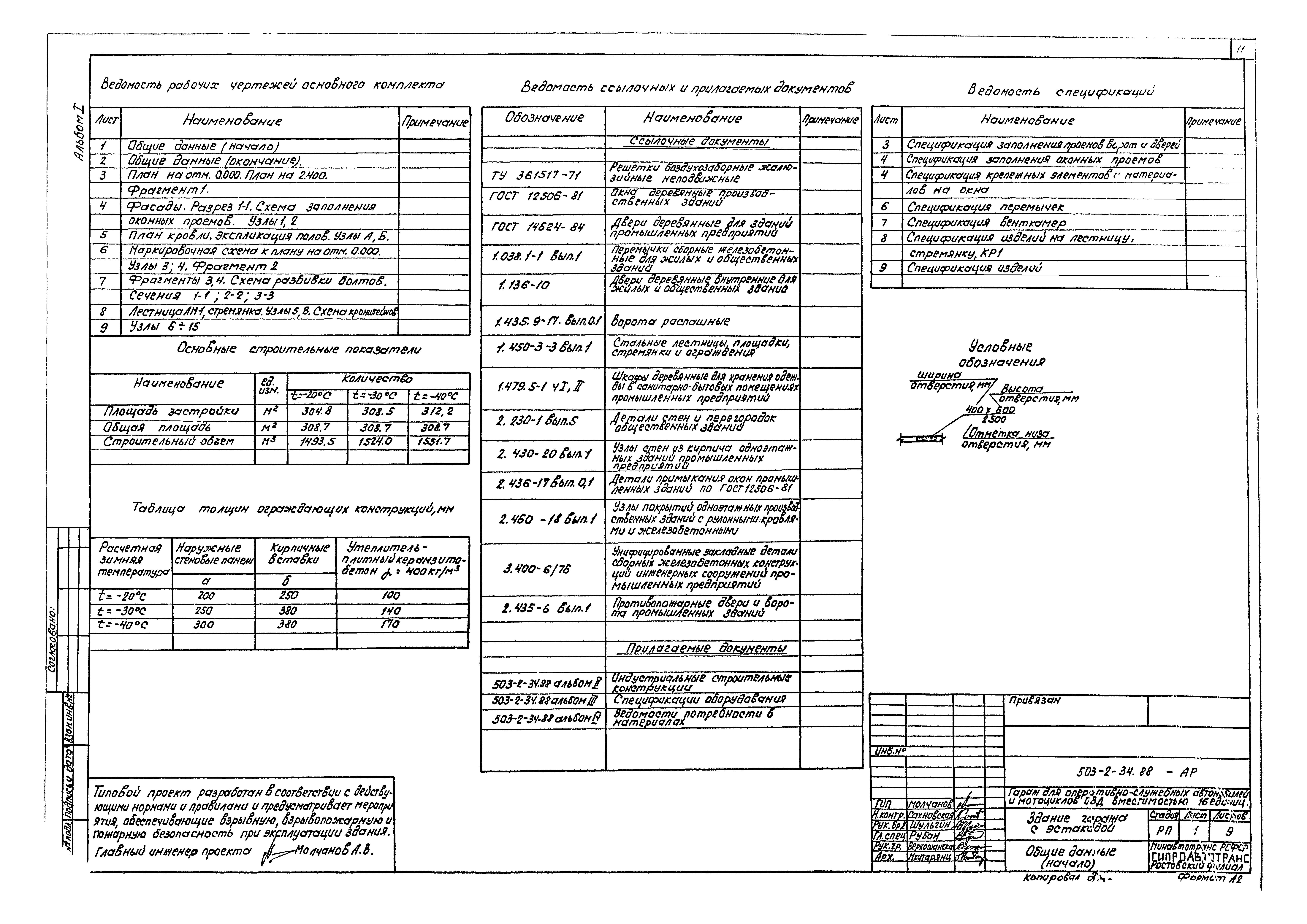 Типовой проект 503-2-34.88