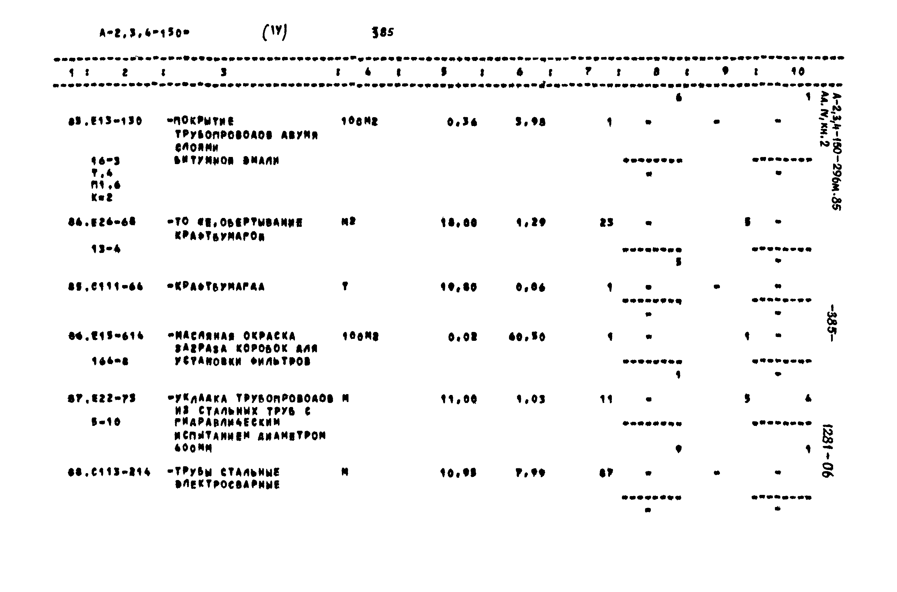 Типовой проект А-II,III,IV-150-296м.85