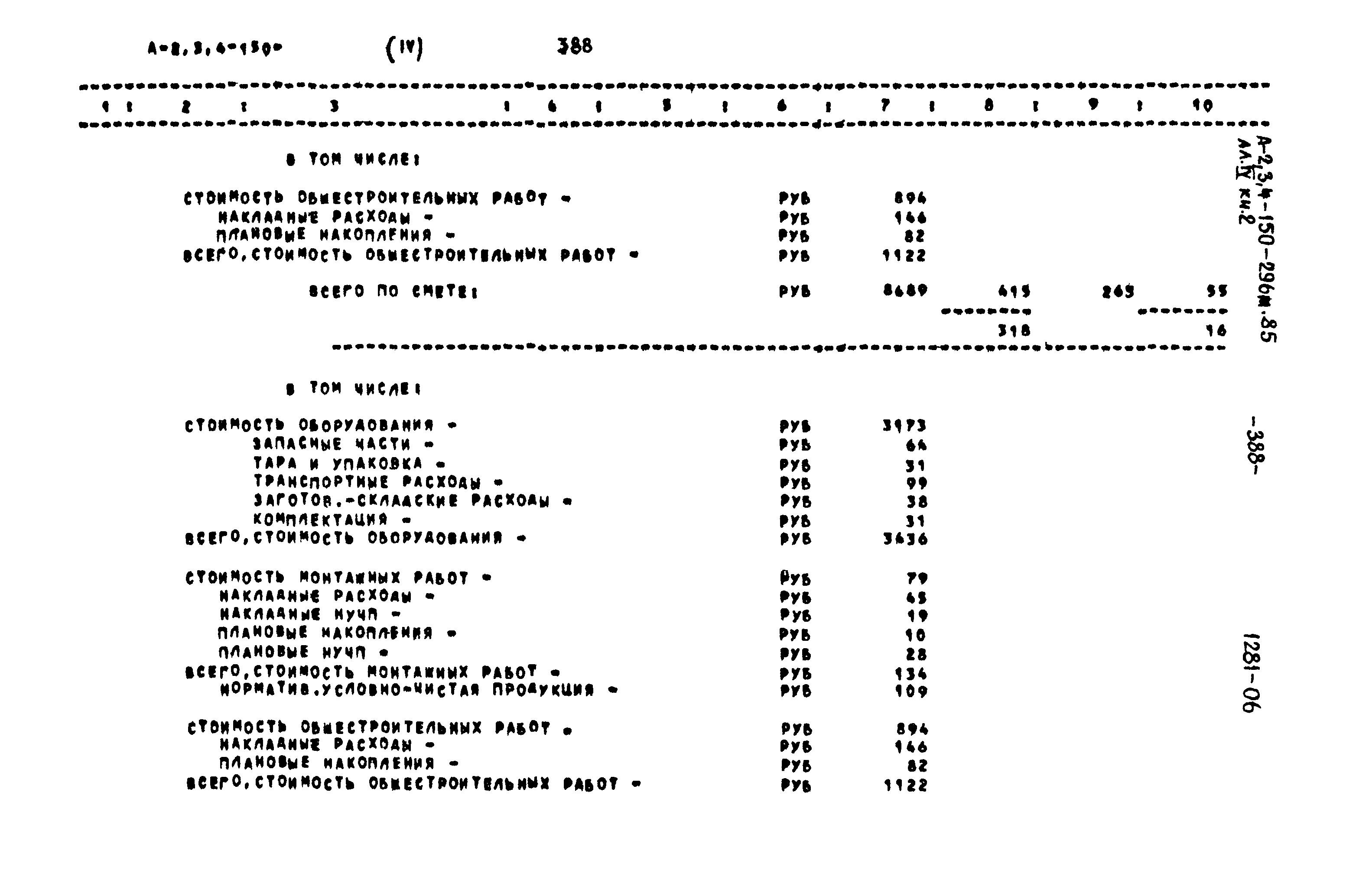 Типовой проект А-II,III,IV-150-296м.85