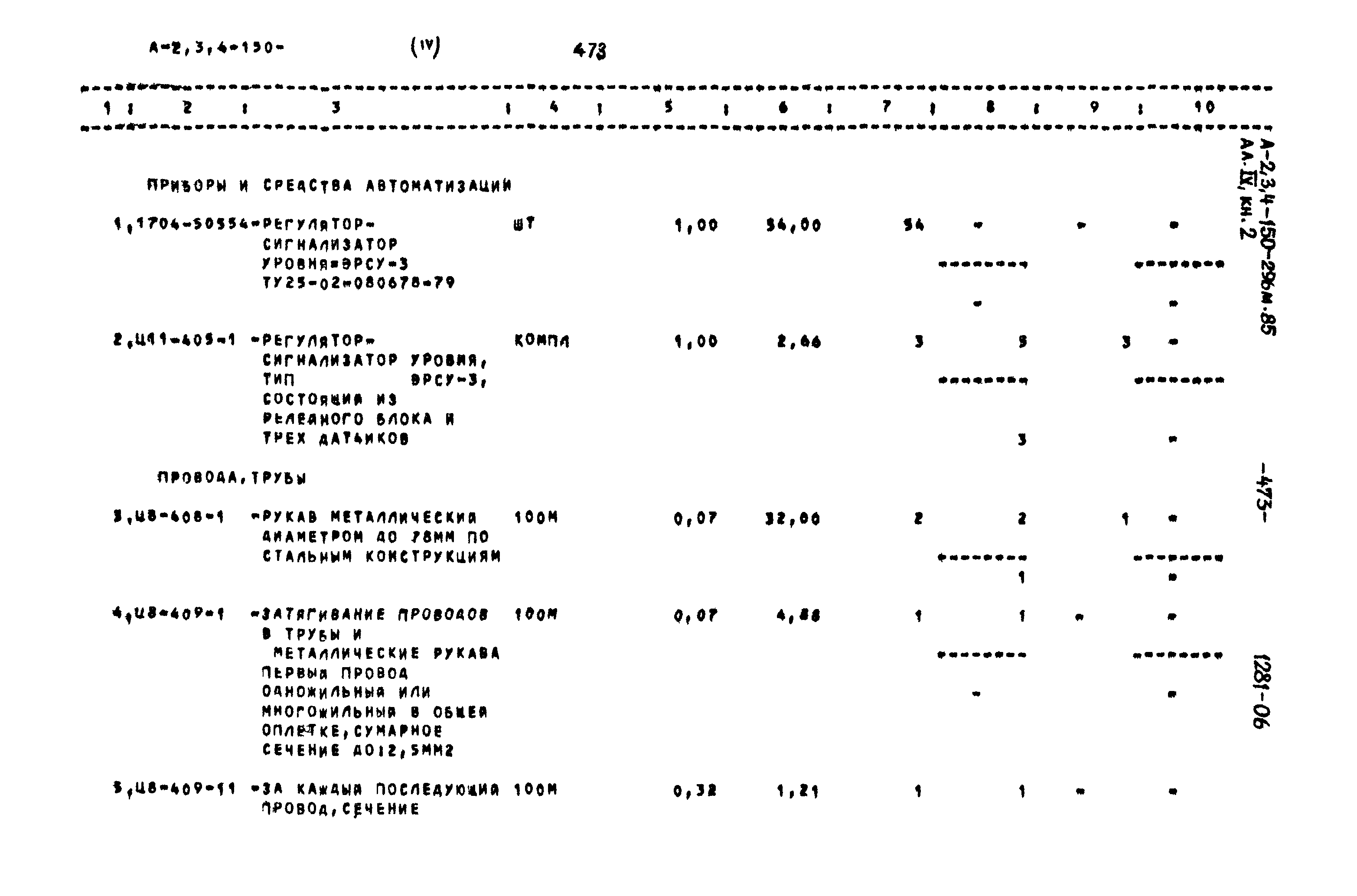 Типовой проект А-II,III,IV-150-296м.85