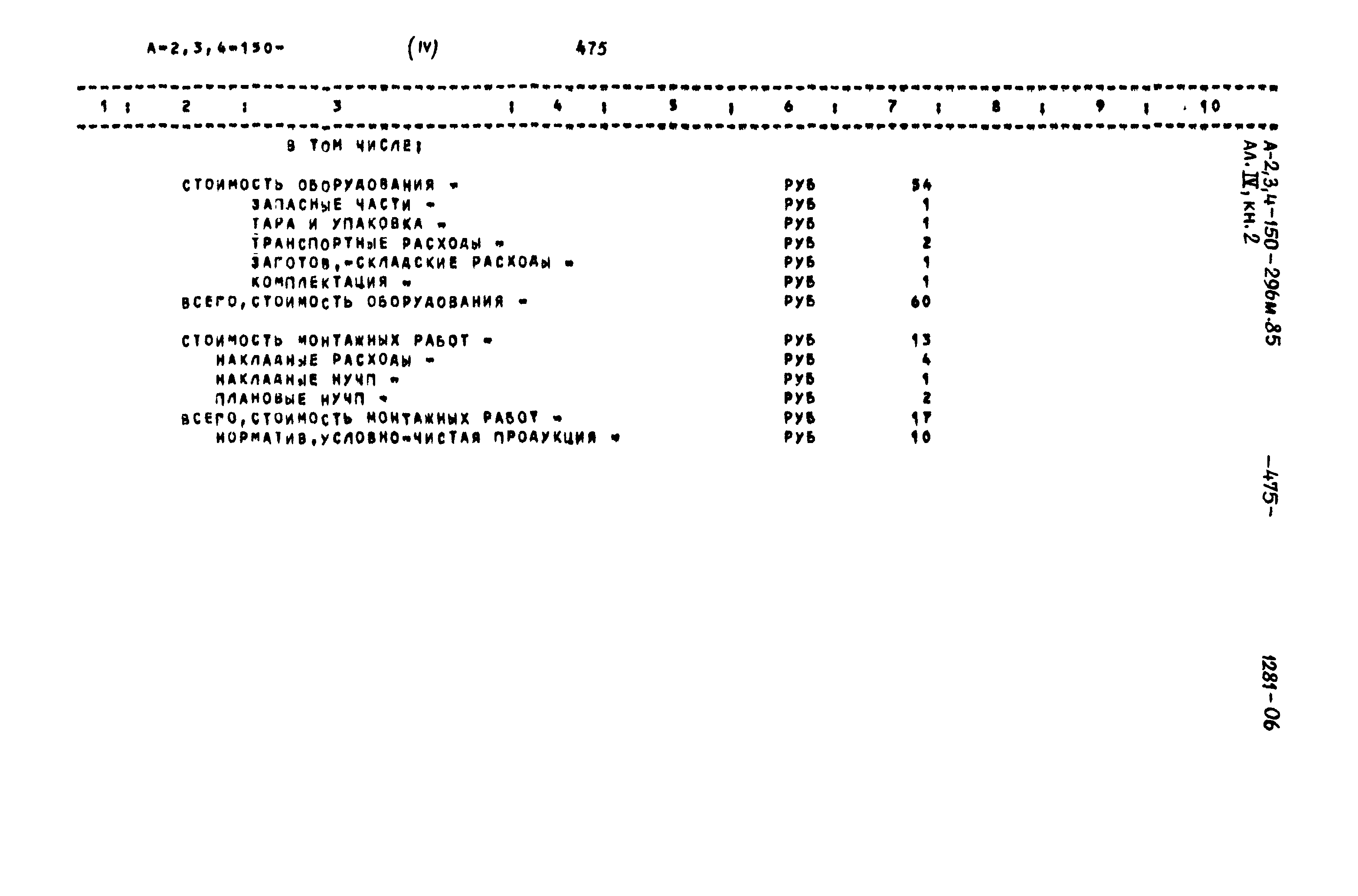 Типовой проект А-II,III,IV-150-296м.85