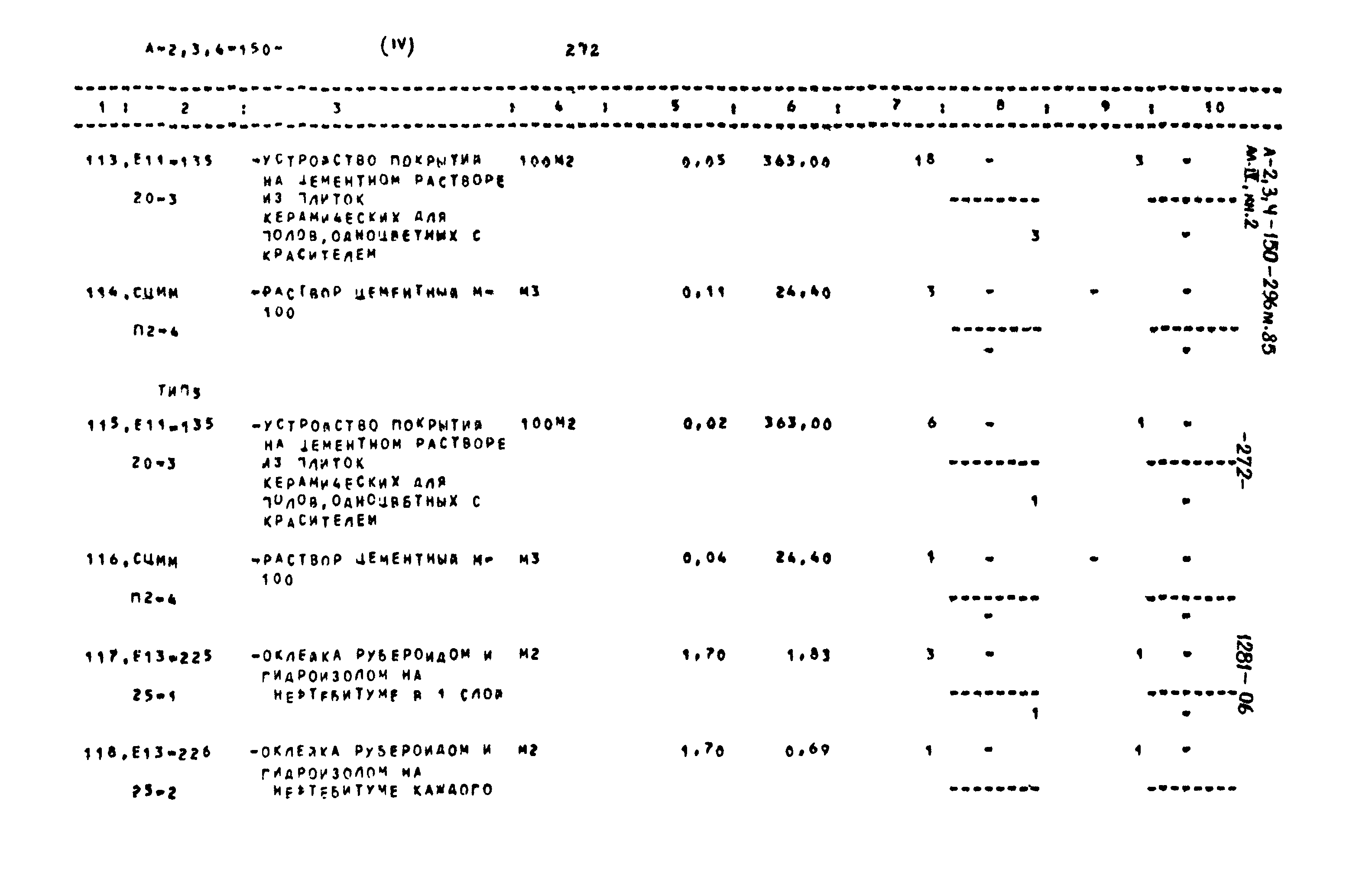 Типовой проект А-II,III,IV-150-296м.85