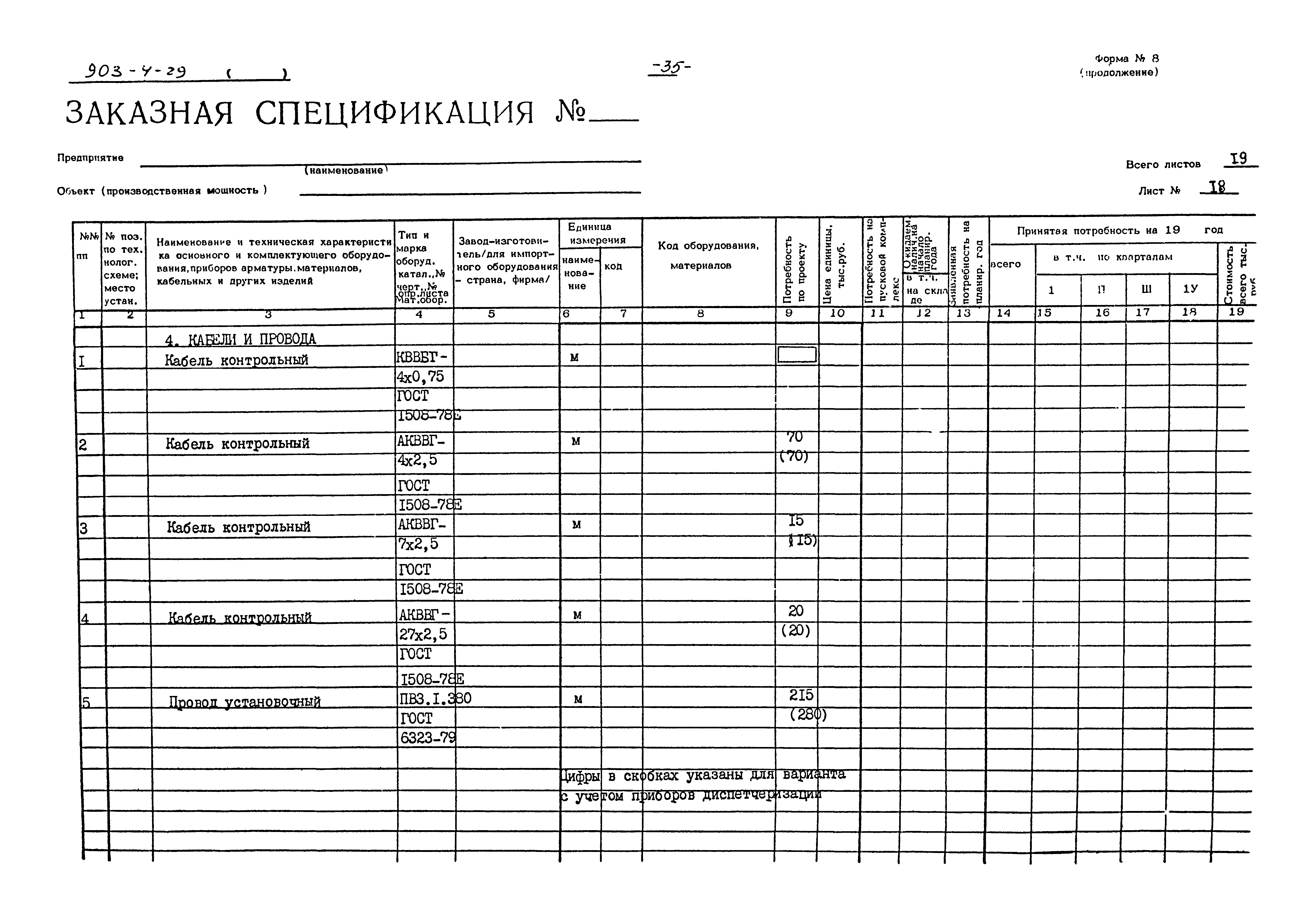 Типовой проект 903-4-29