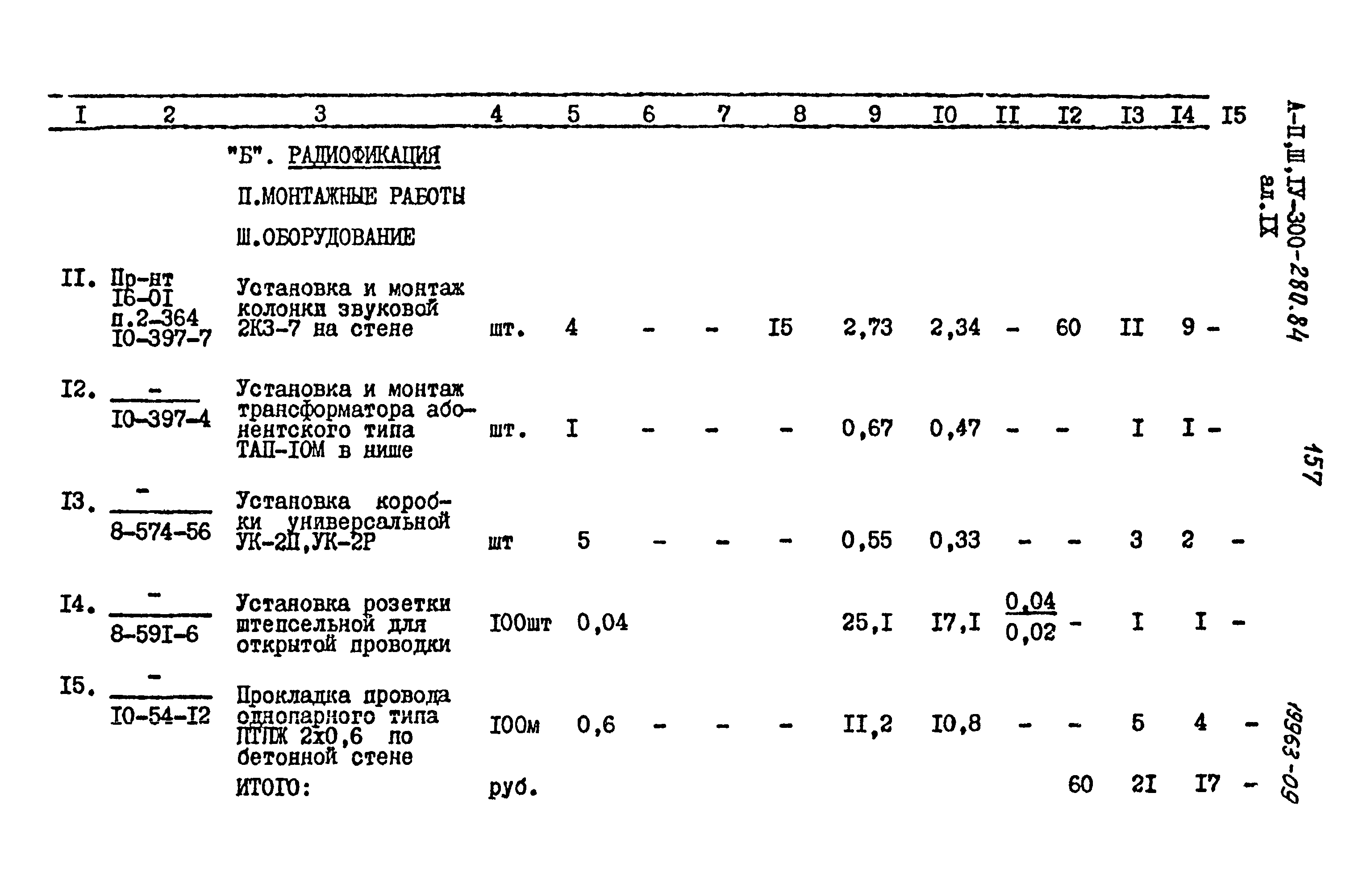 Типовой проект А-II,III,IV-300-280.84