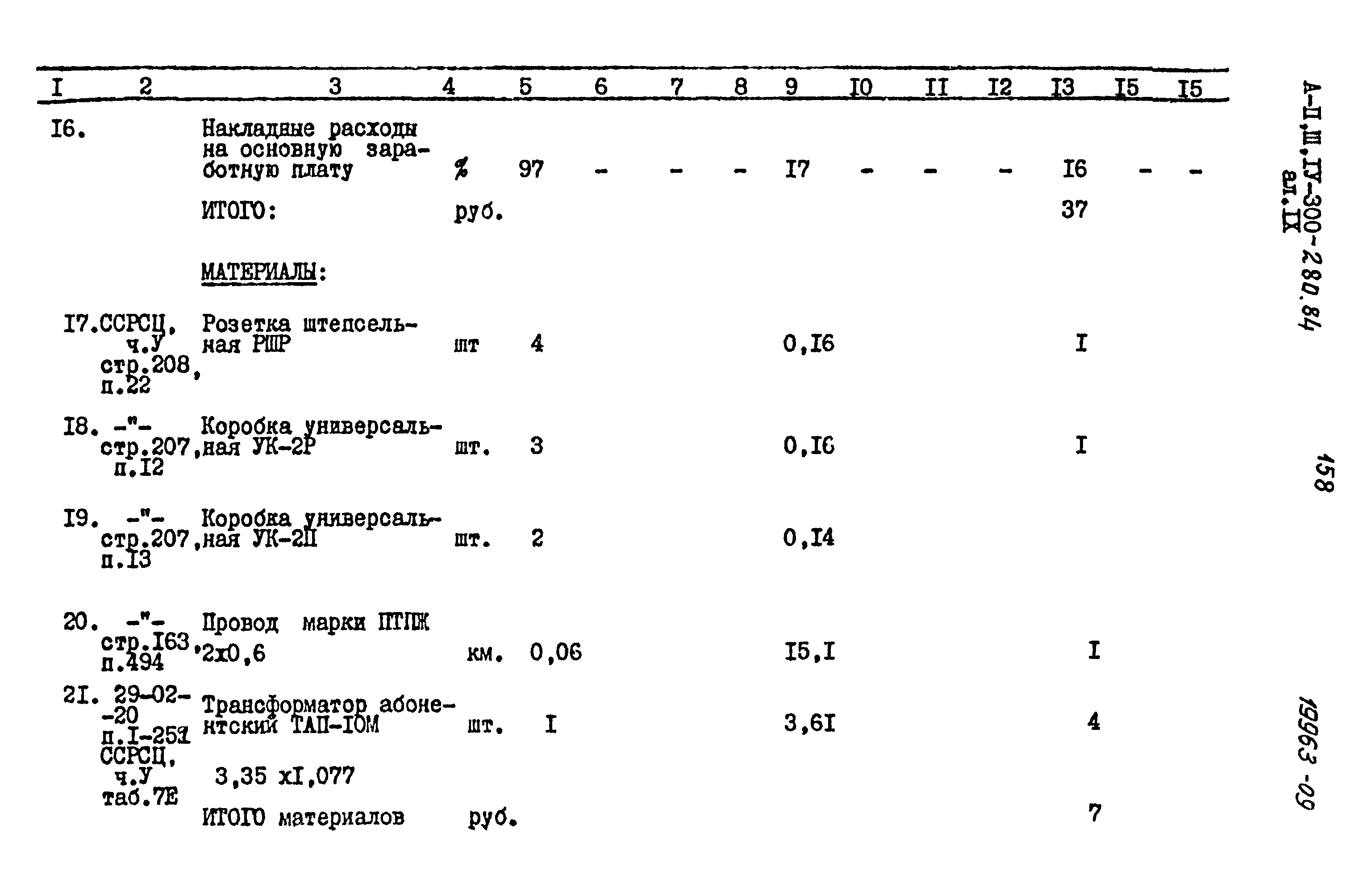 Типовой проект А-II,III,IV-300-280.84