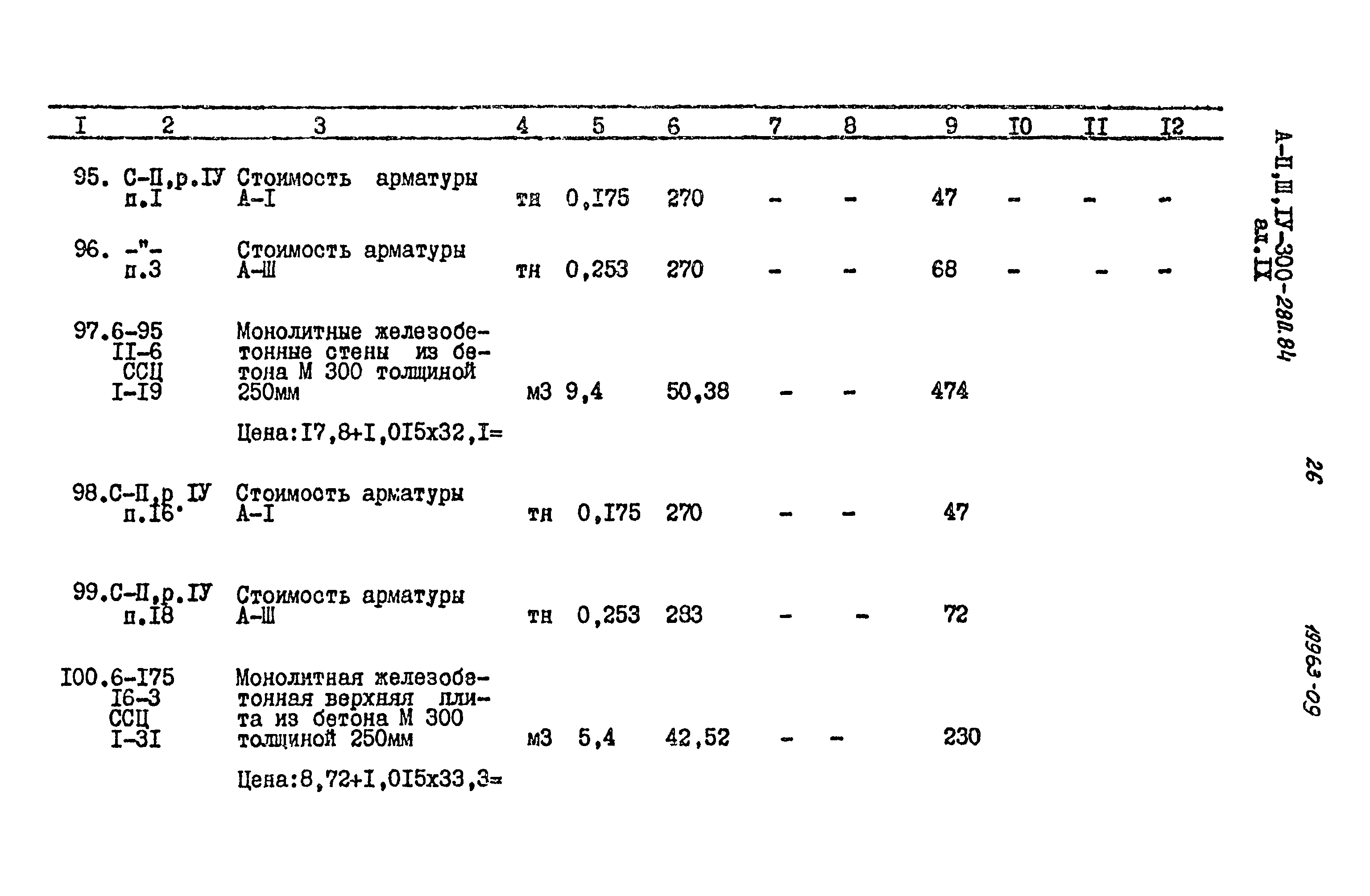 Типовой проект А-II,III,IV-300-280.84