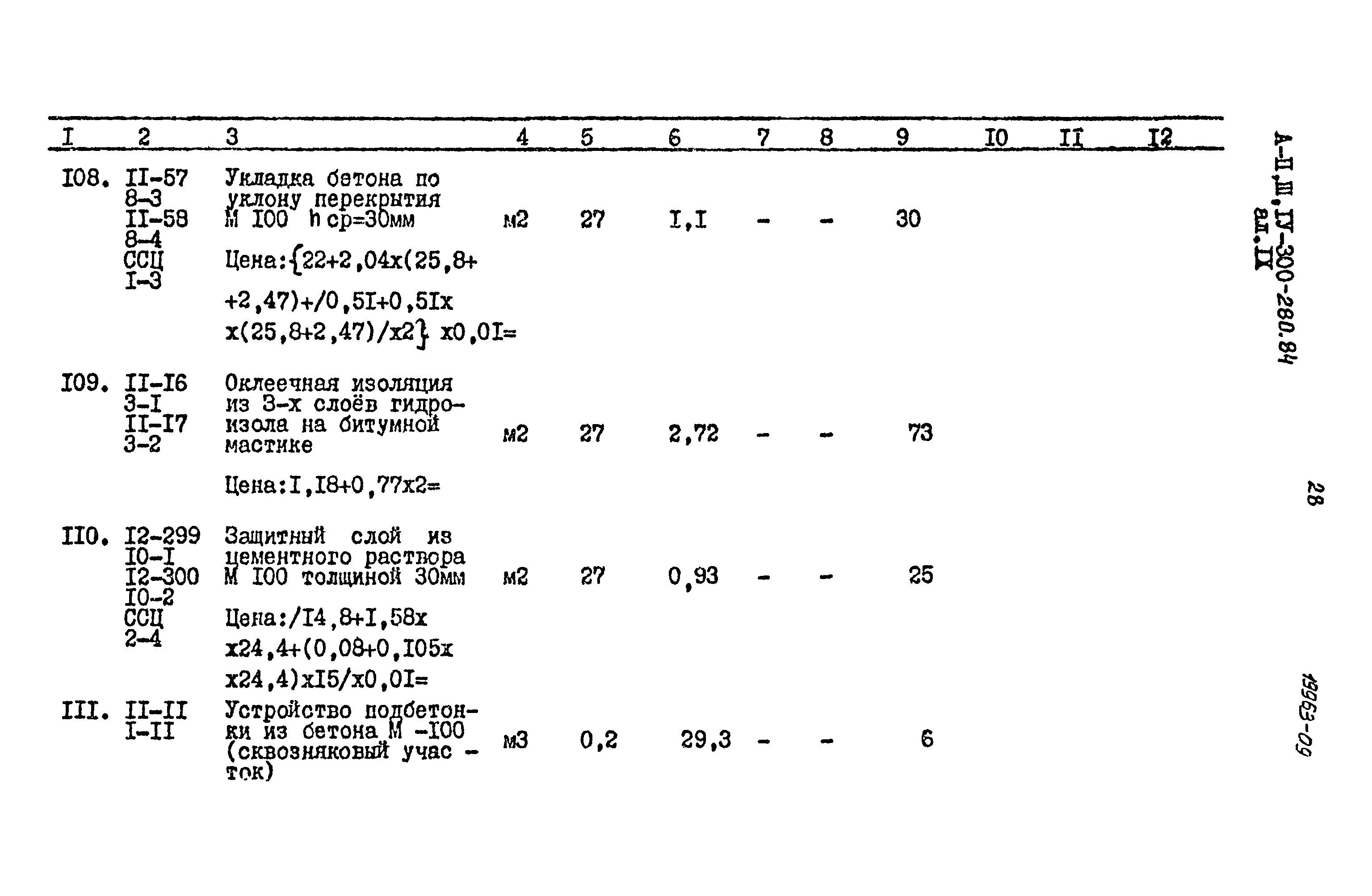 Типовой проект А-II,III,IV-300-280.84