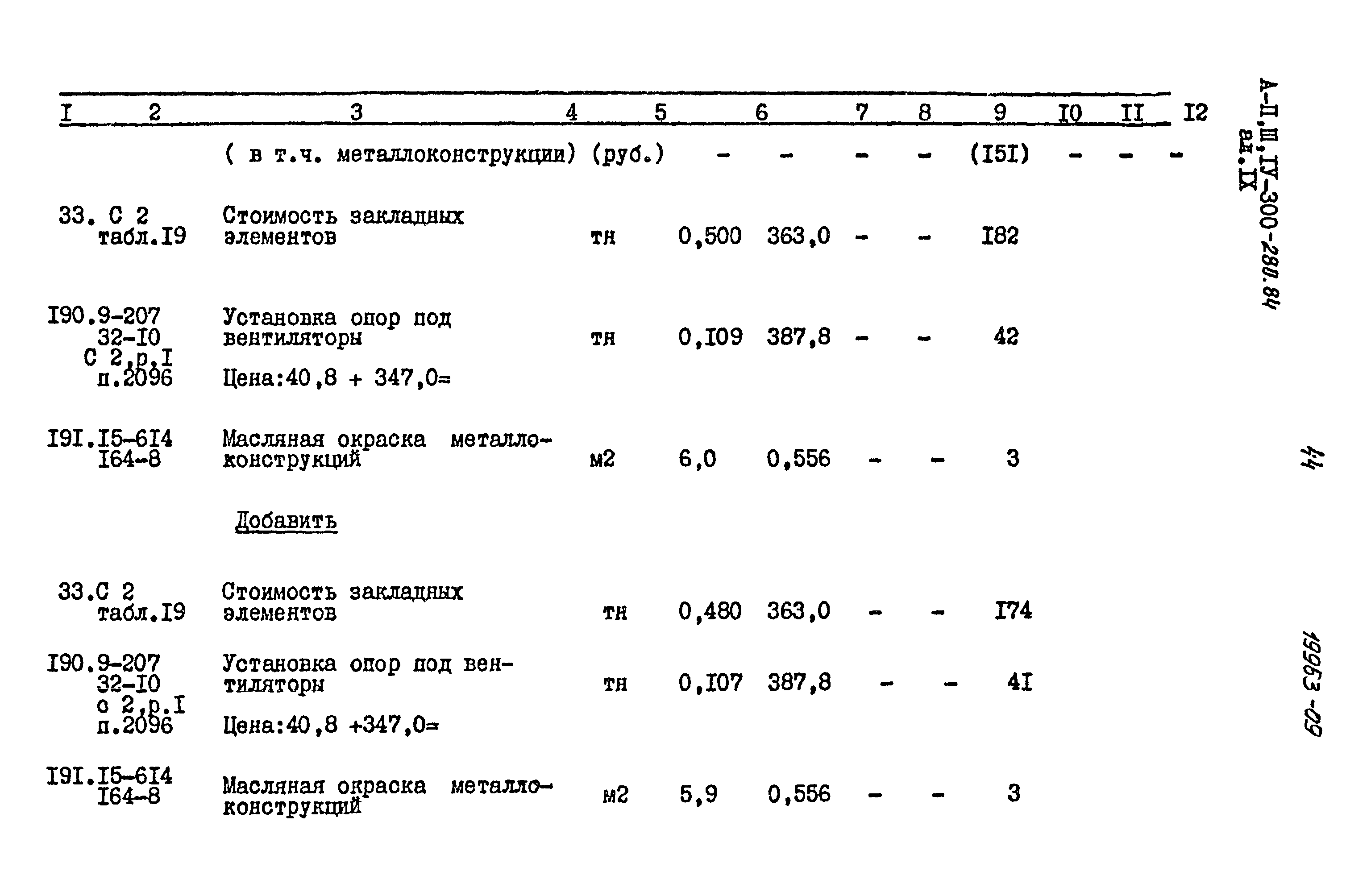 Типовой проект А-II,III,IV-300-280.84