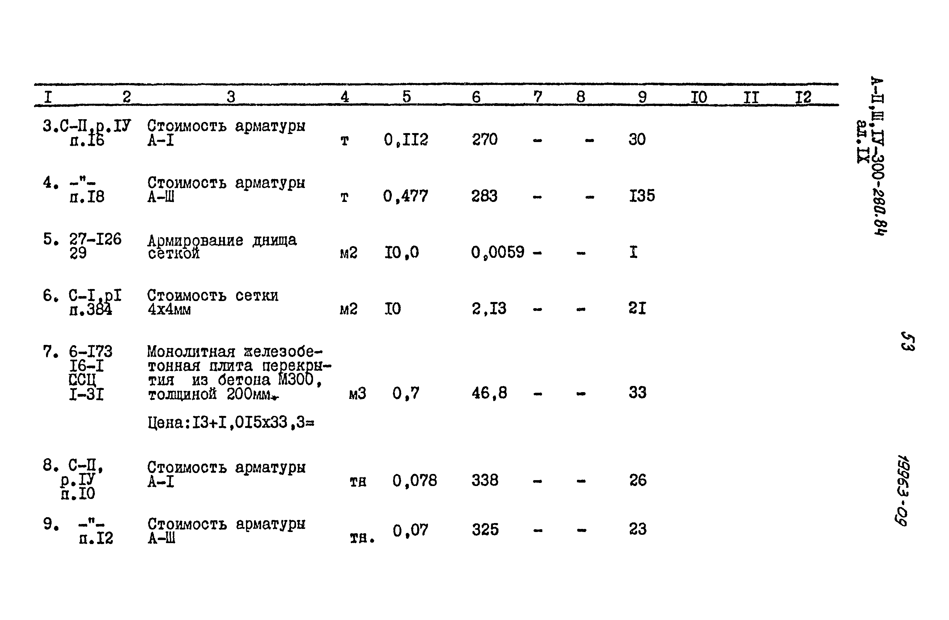 Типовой проект А-II,III,IV-300-280.84