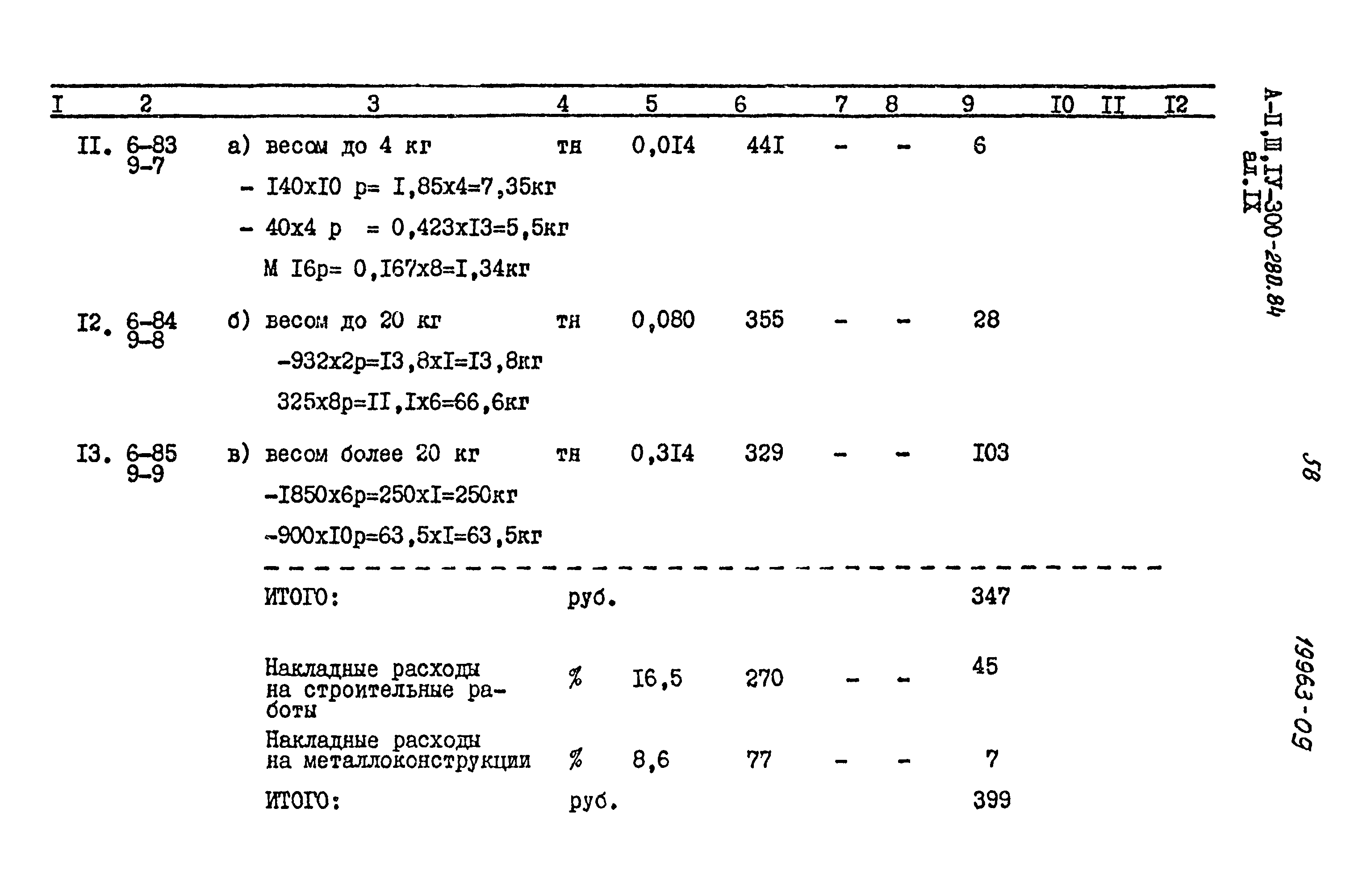 Типовой проект А-II,III,IV-300-280.84