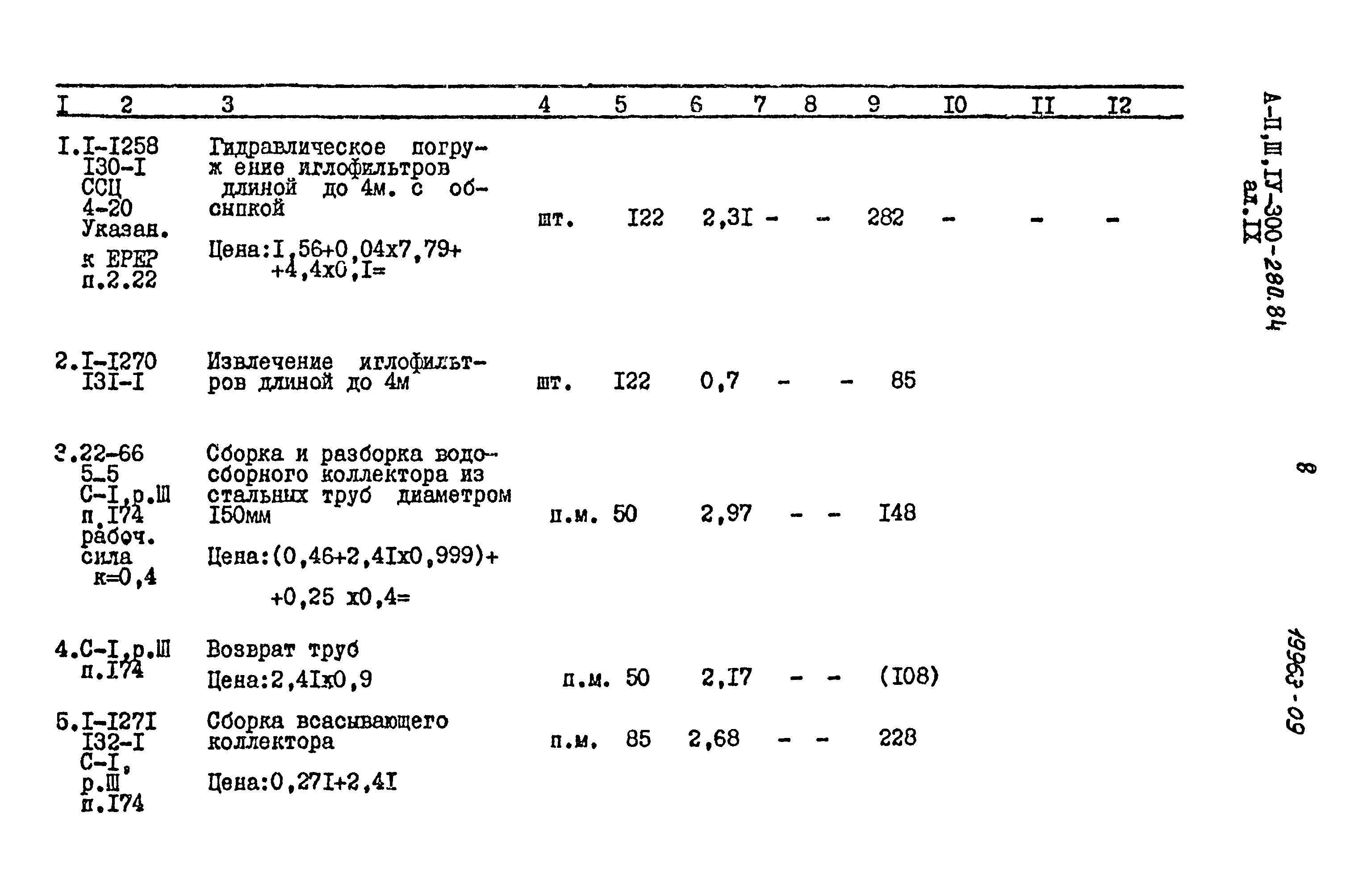 Типовой проект А-II,III,IV-300-280.84