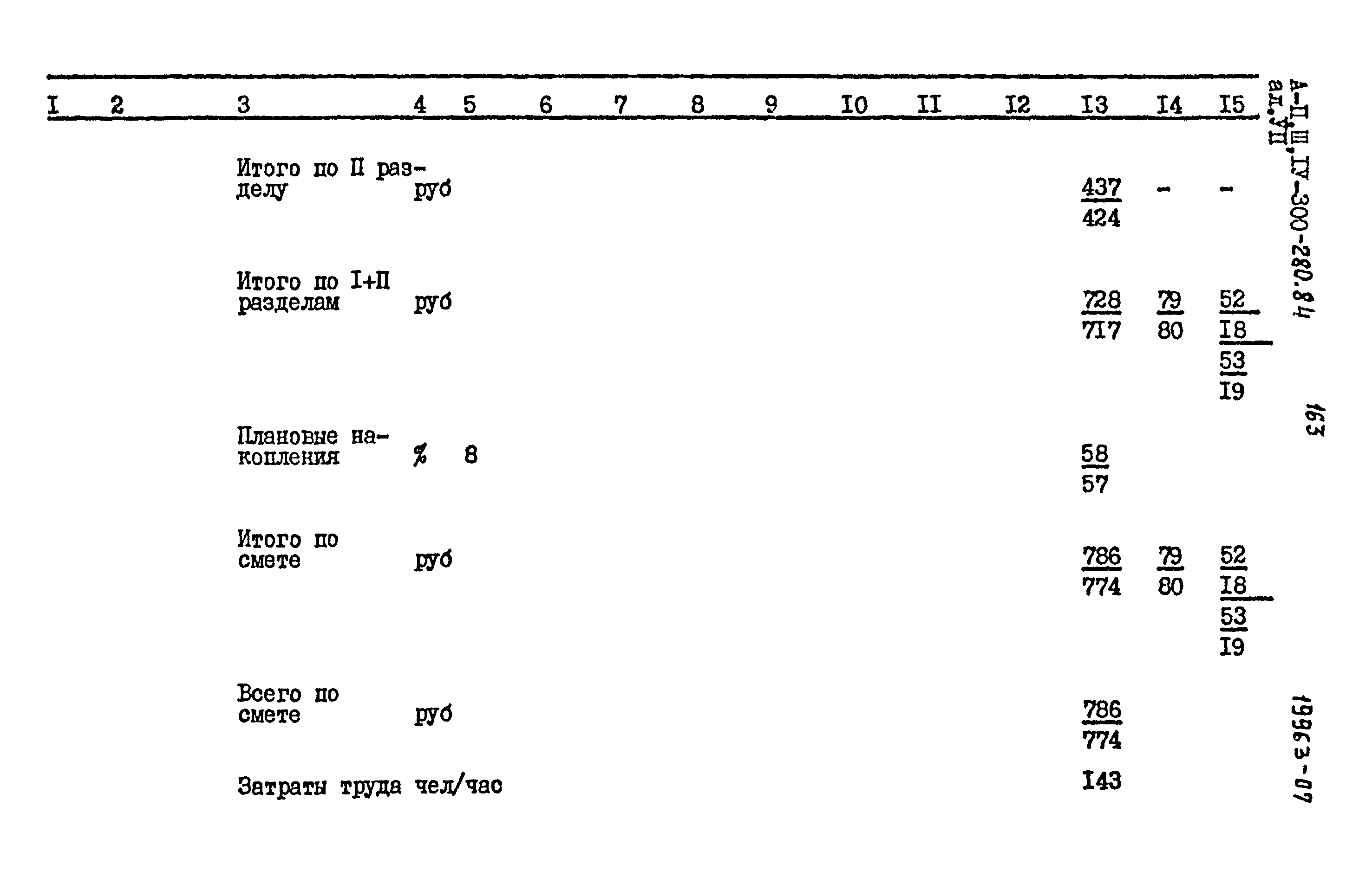 Типовой проект А-II,III,IV-300-280.84