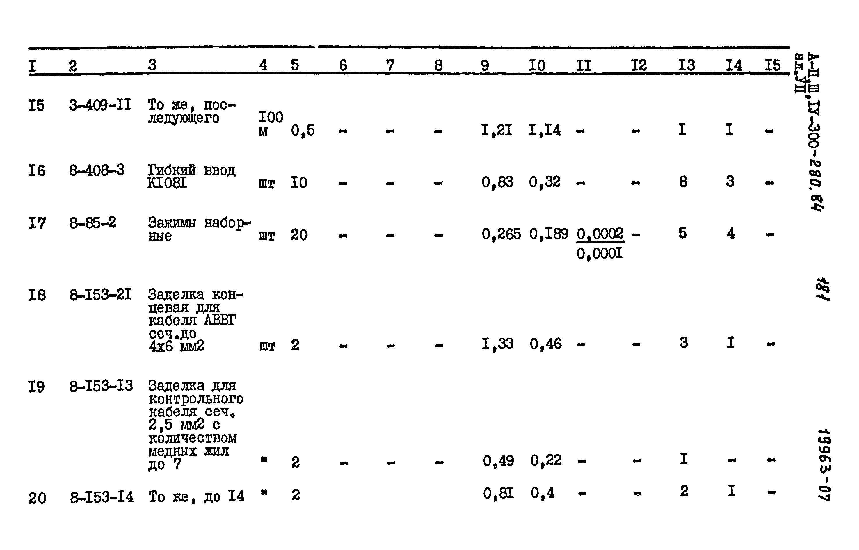 Типовой проект А-II,III,IV-300-280.84