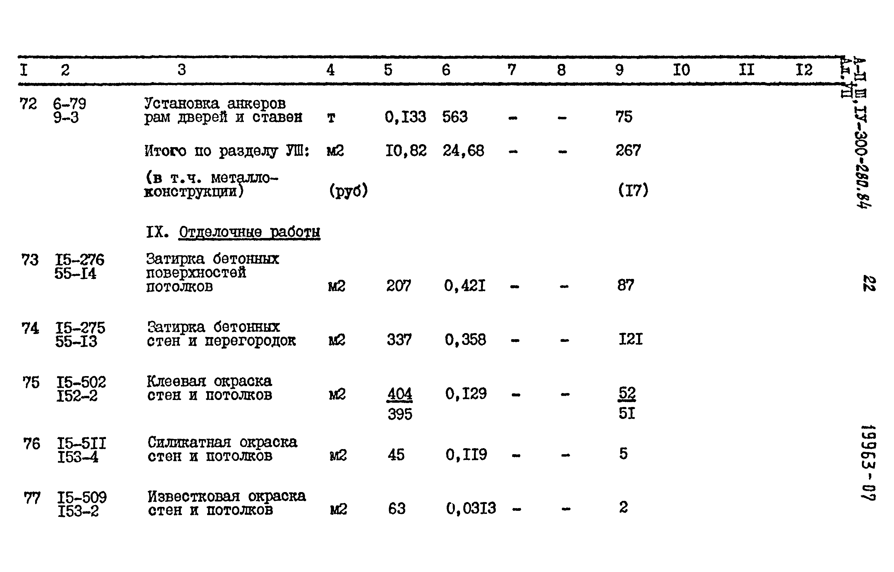 Типовой проект А-II,III,IV-300-280.84