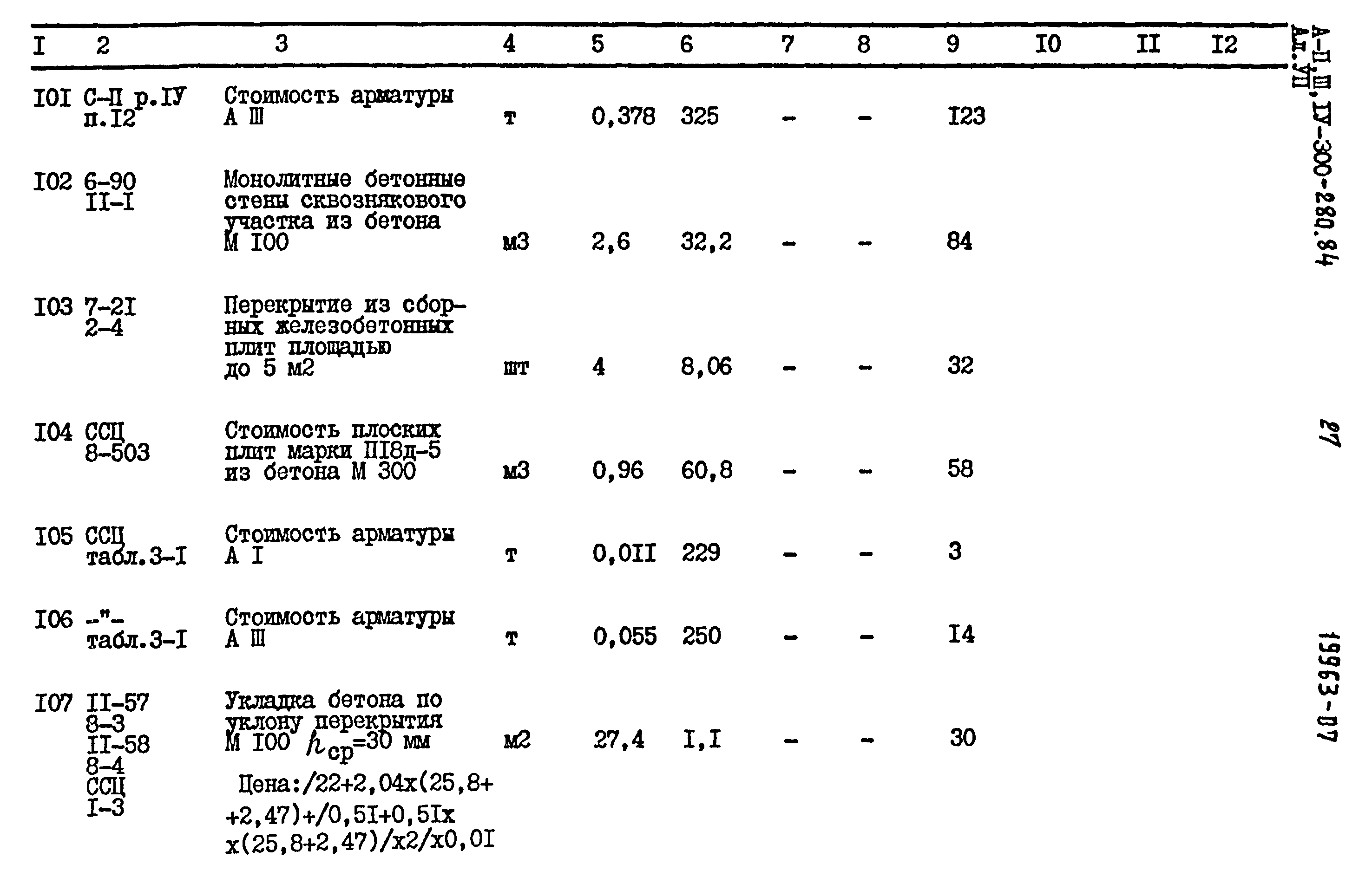 Типовой проект А-II,III,IV-300-280.84