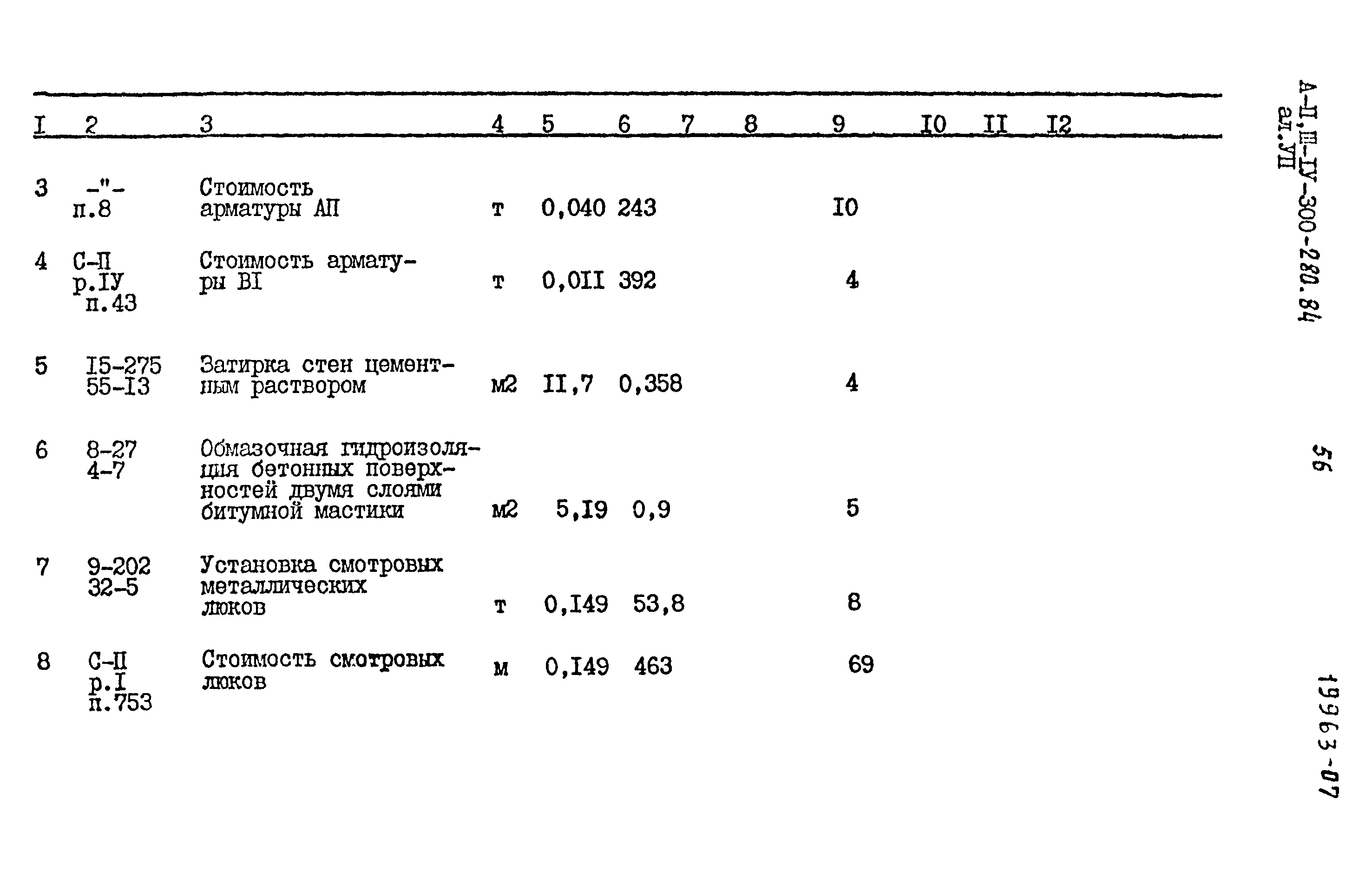 Типовой проект А-II,III,IV-300-280.84