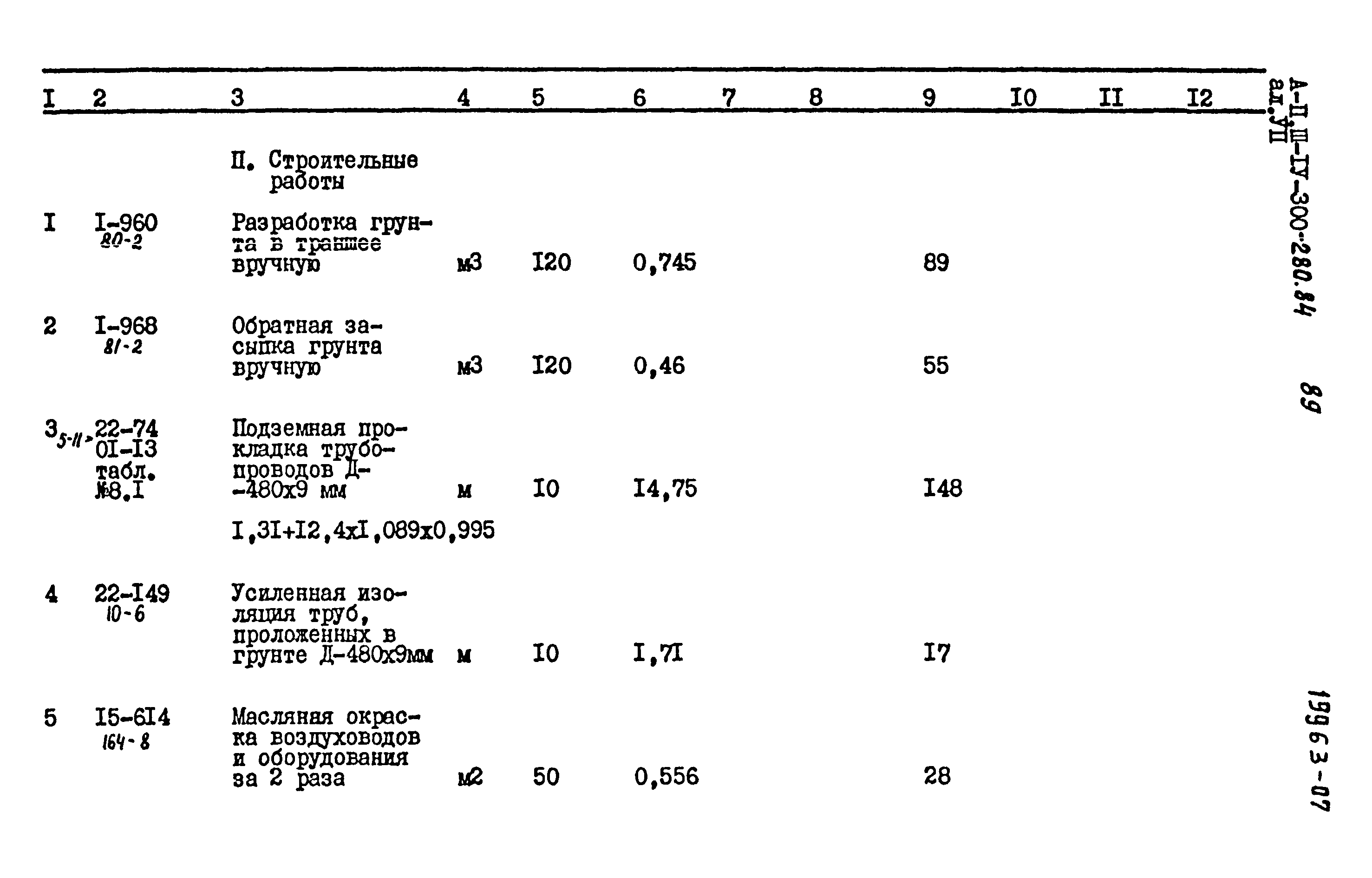 Типовой проект А-II,III,IV-300-280.84