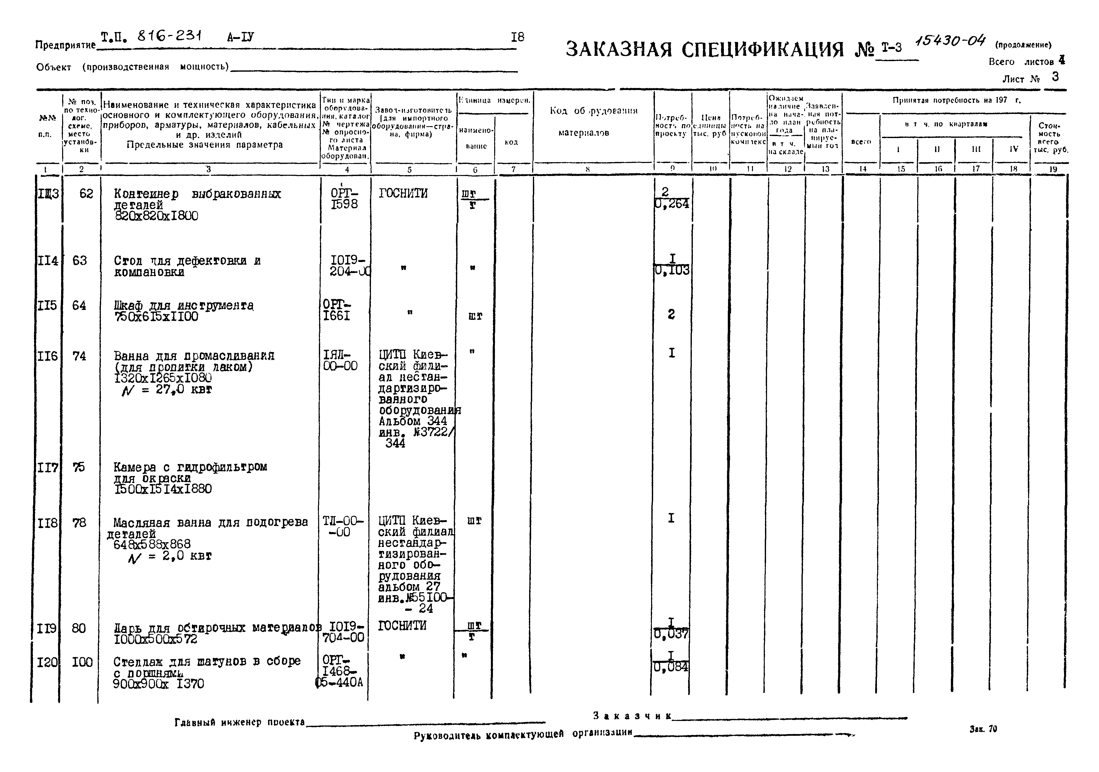 Типовой проект 816-231