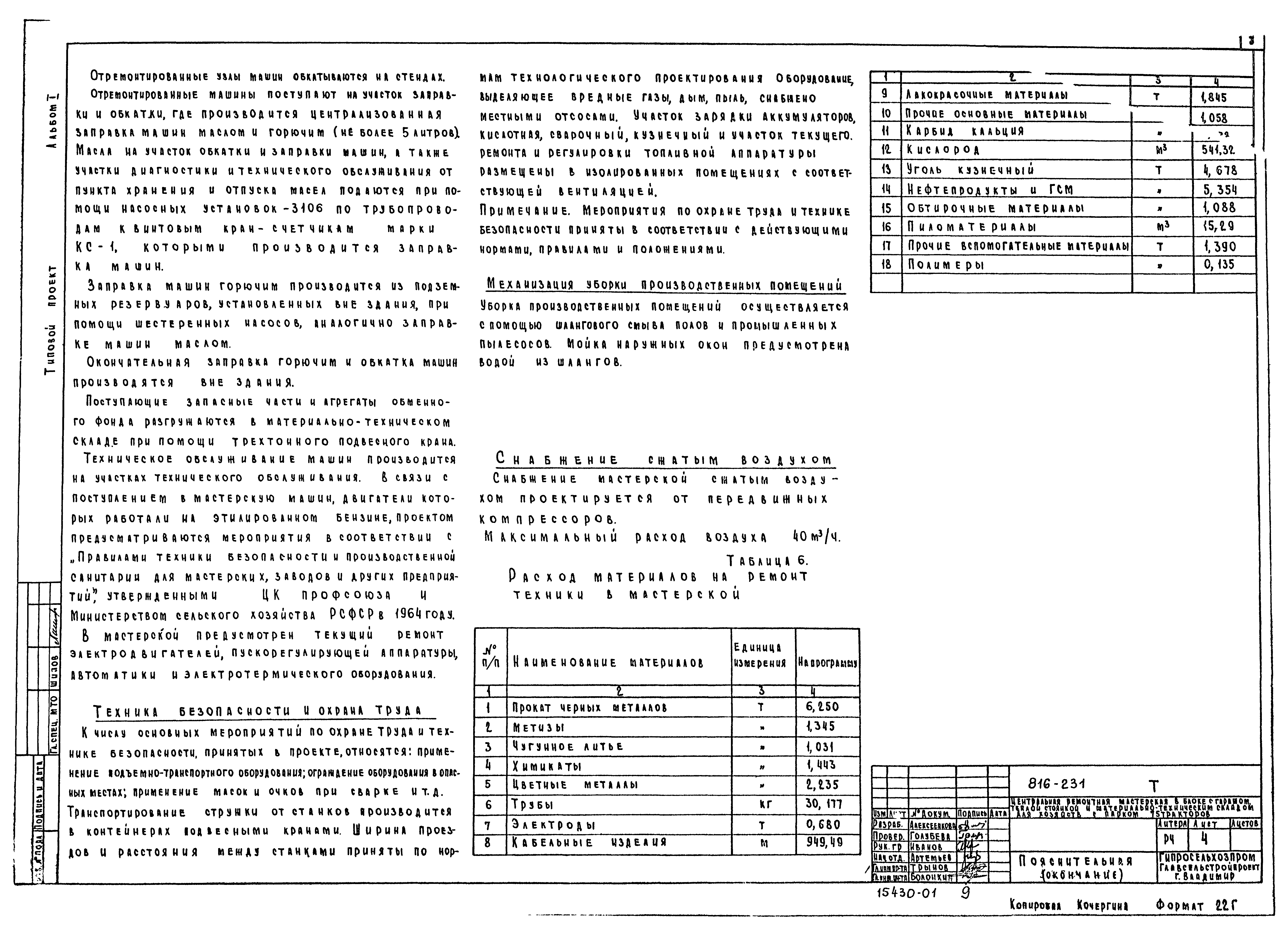 Типовой проект 816-231