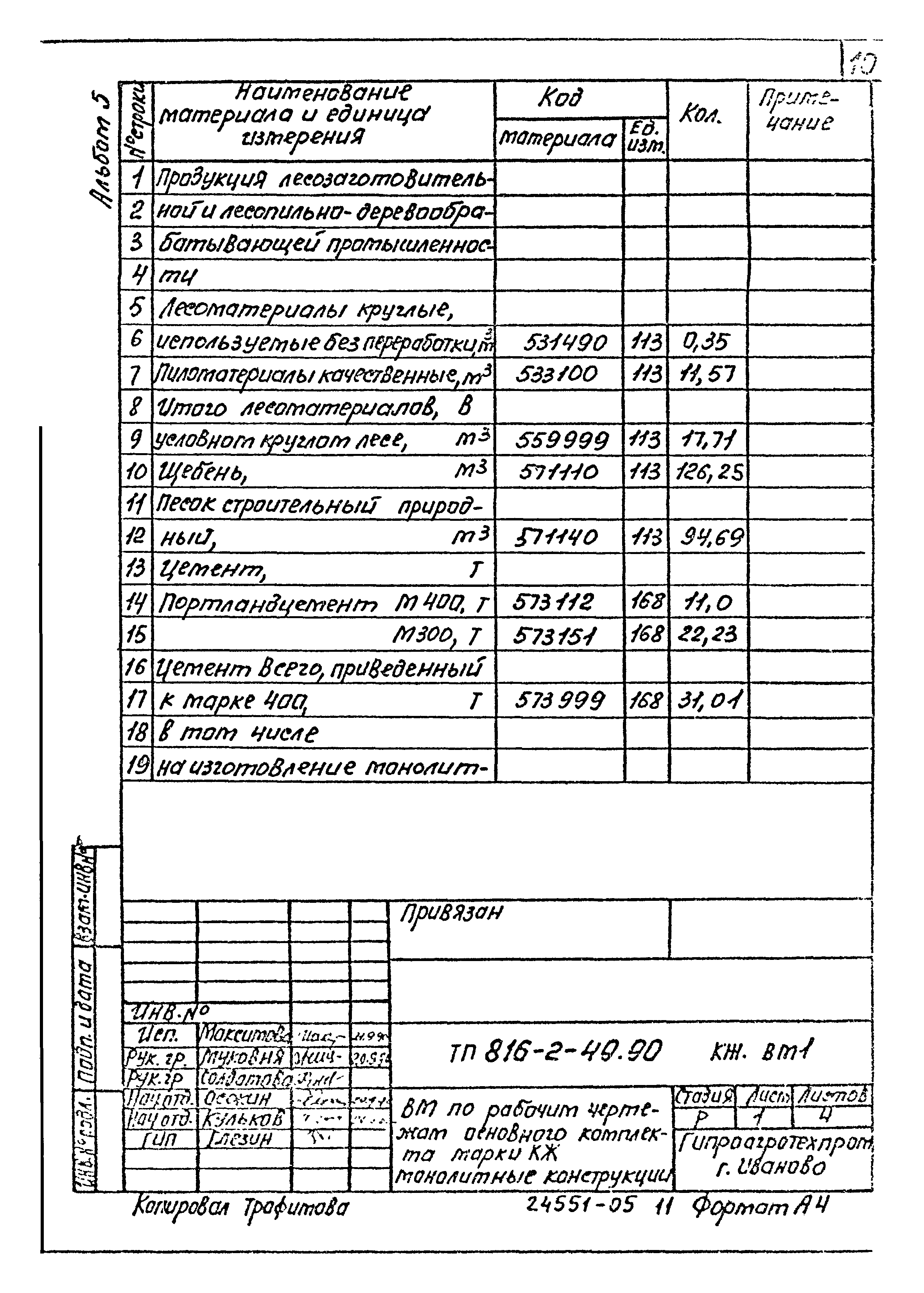 Типовой проект 816-2-49.90