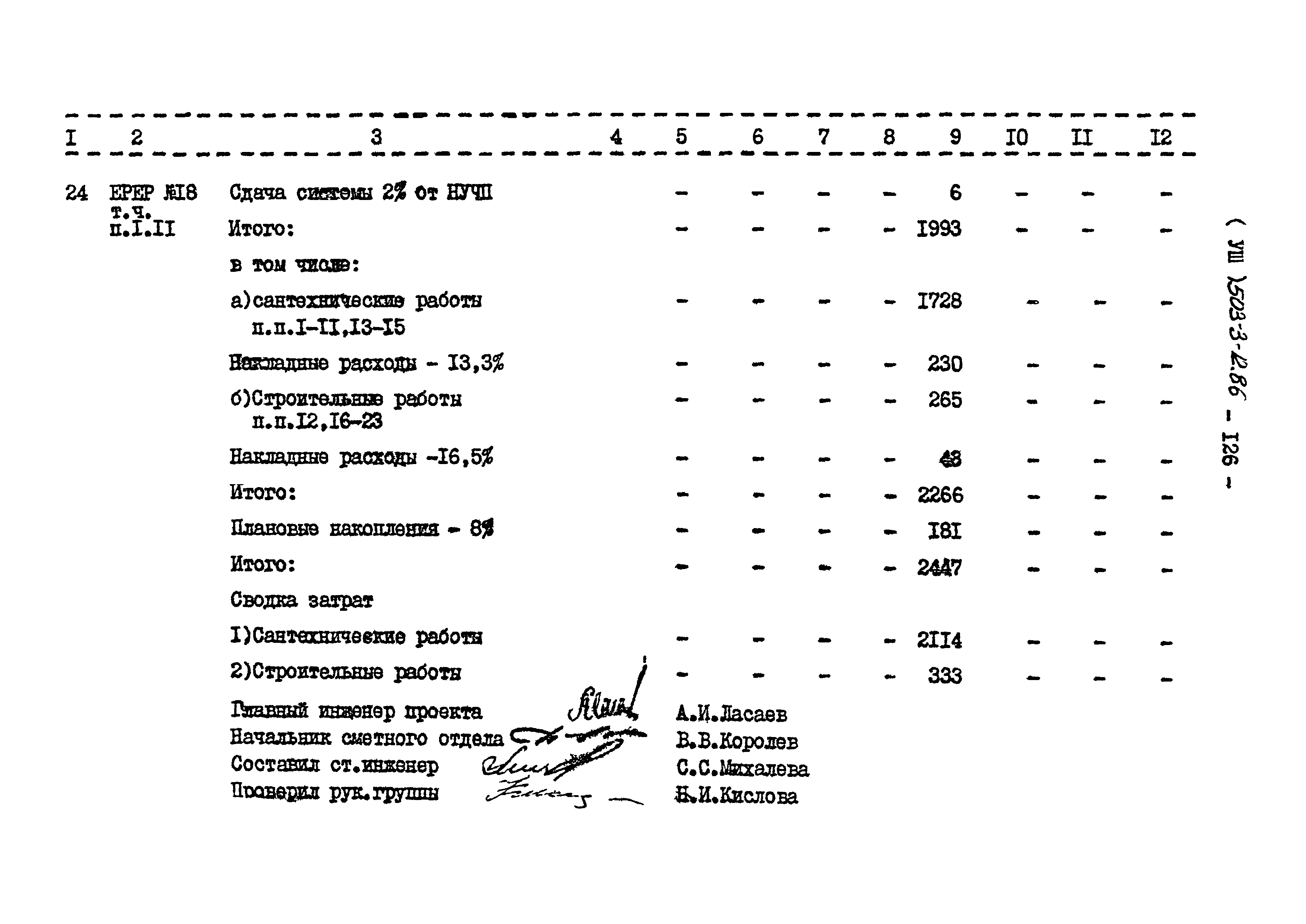 Типовой проект 503-3-12.86