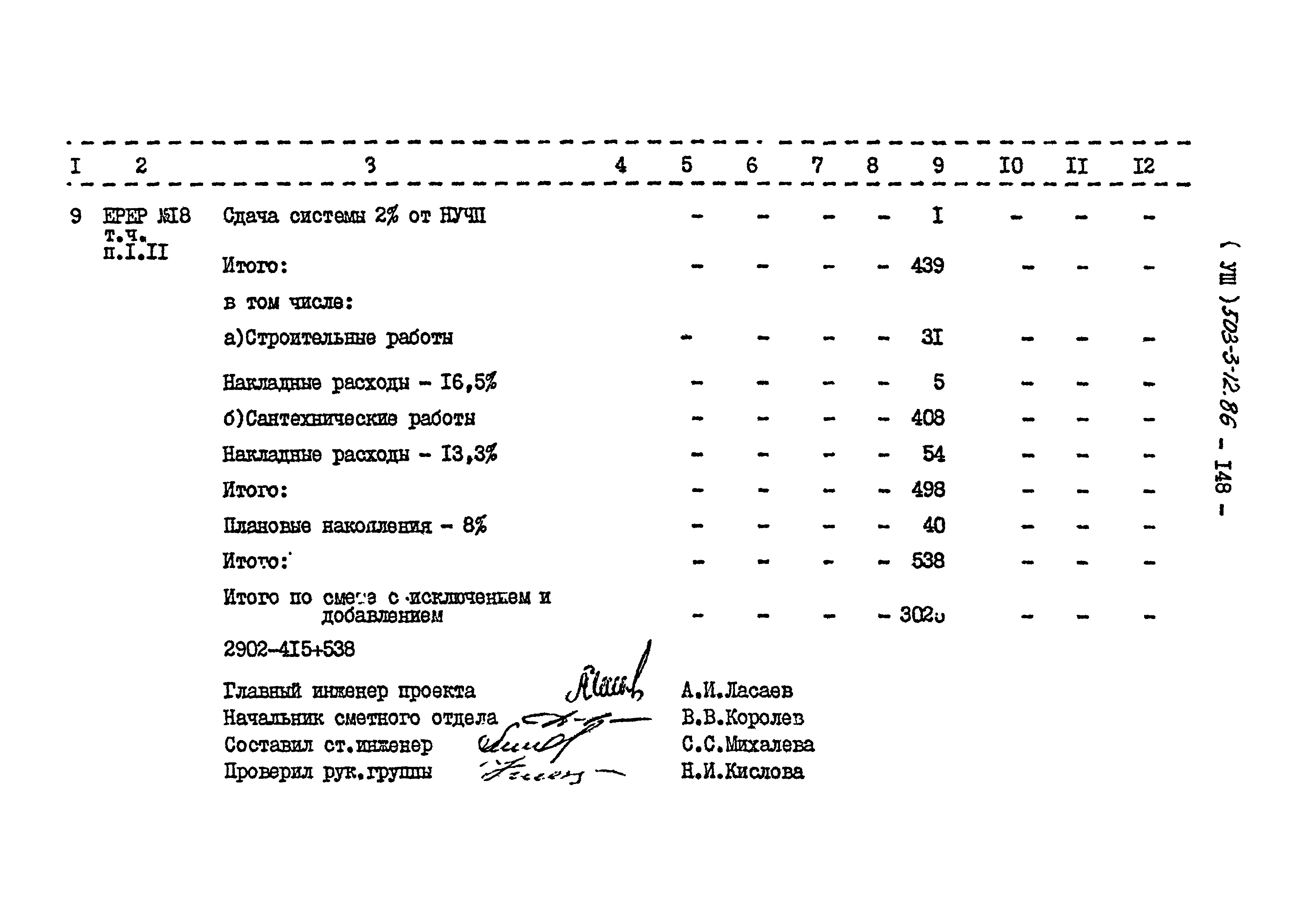 Типовой проект 503-3-12.86