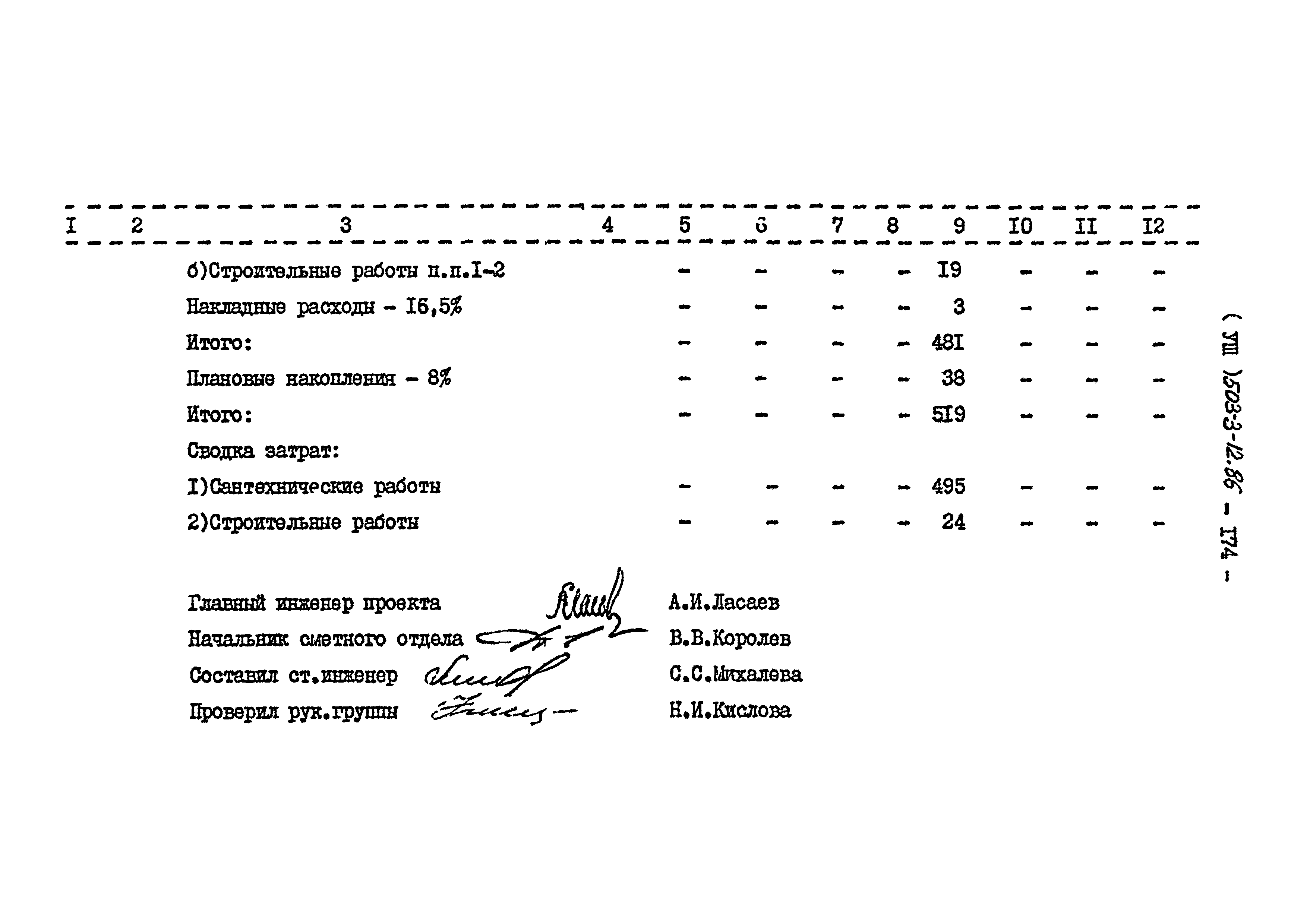 Типовой проект 503-3-12.86