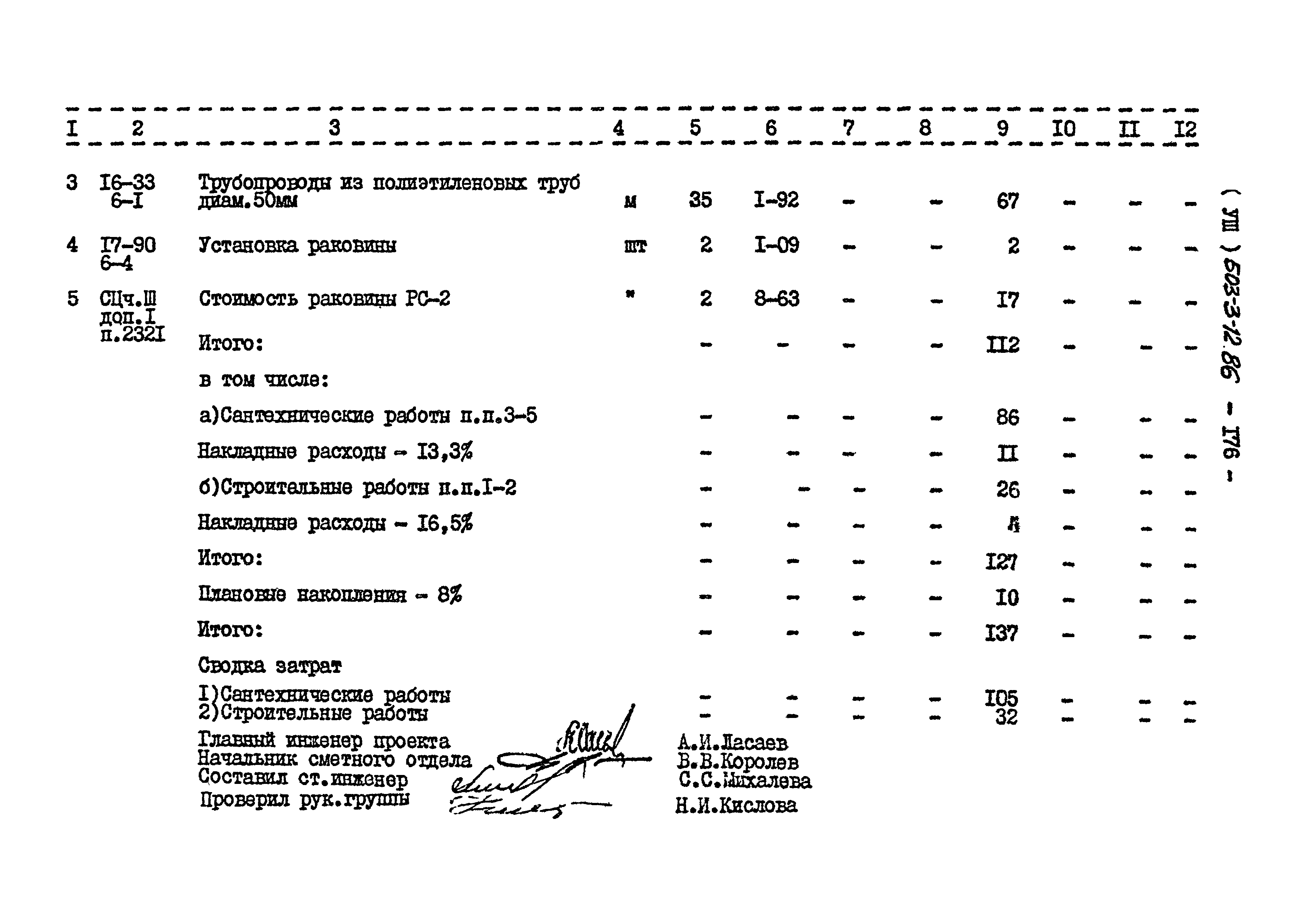 Типовой проект 503-3-12.86