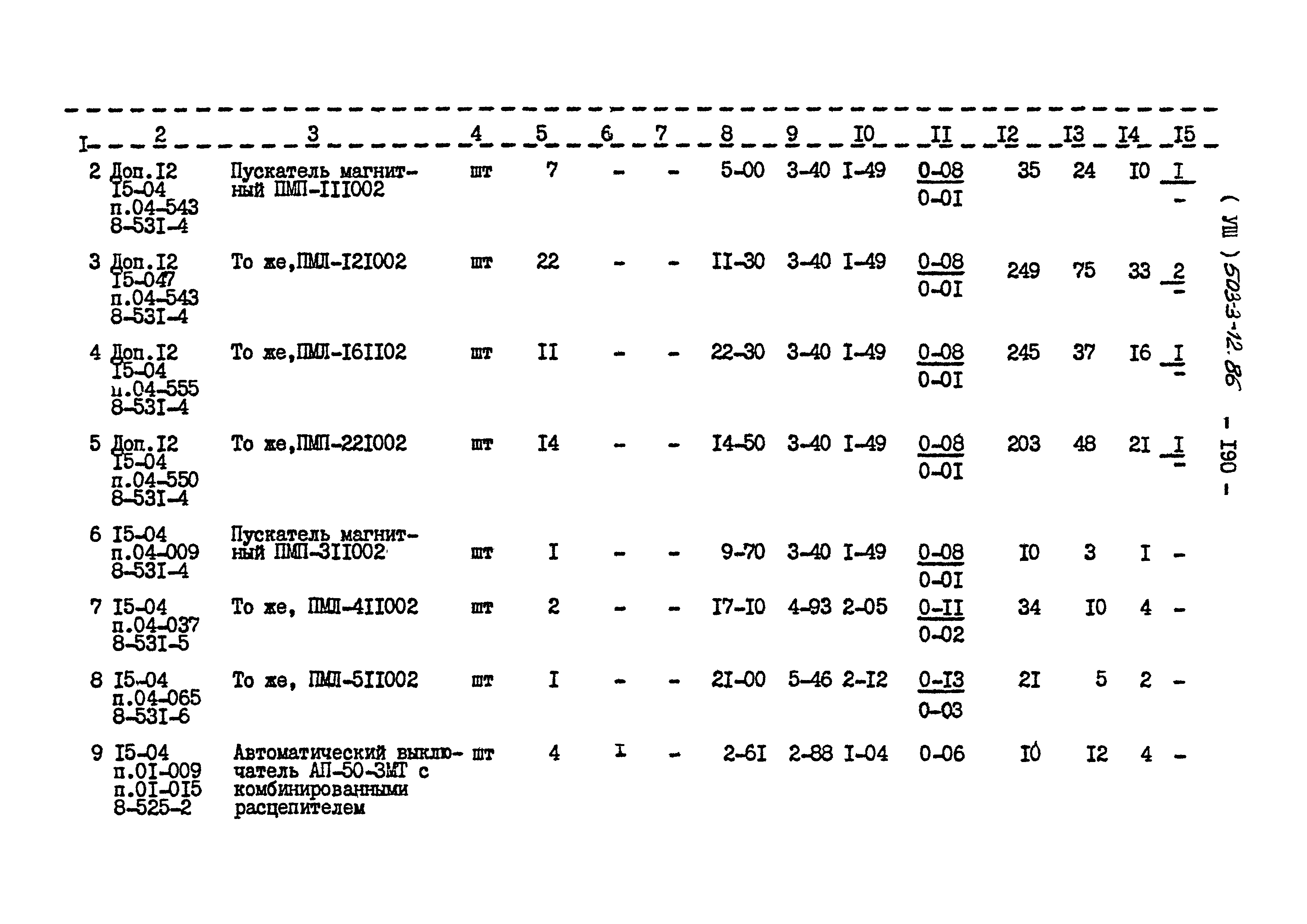 Типовой проект 503-3-12.86